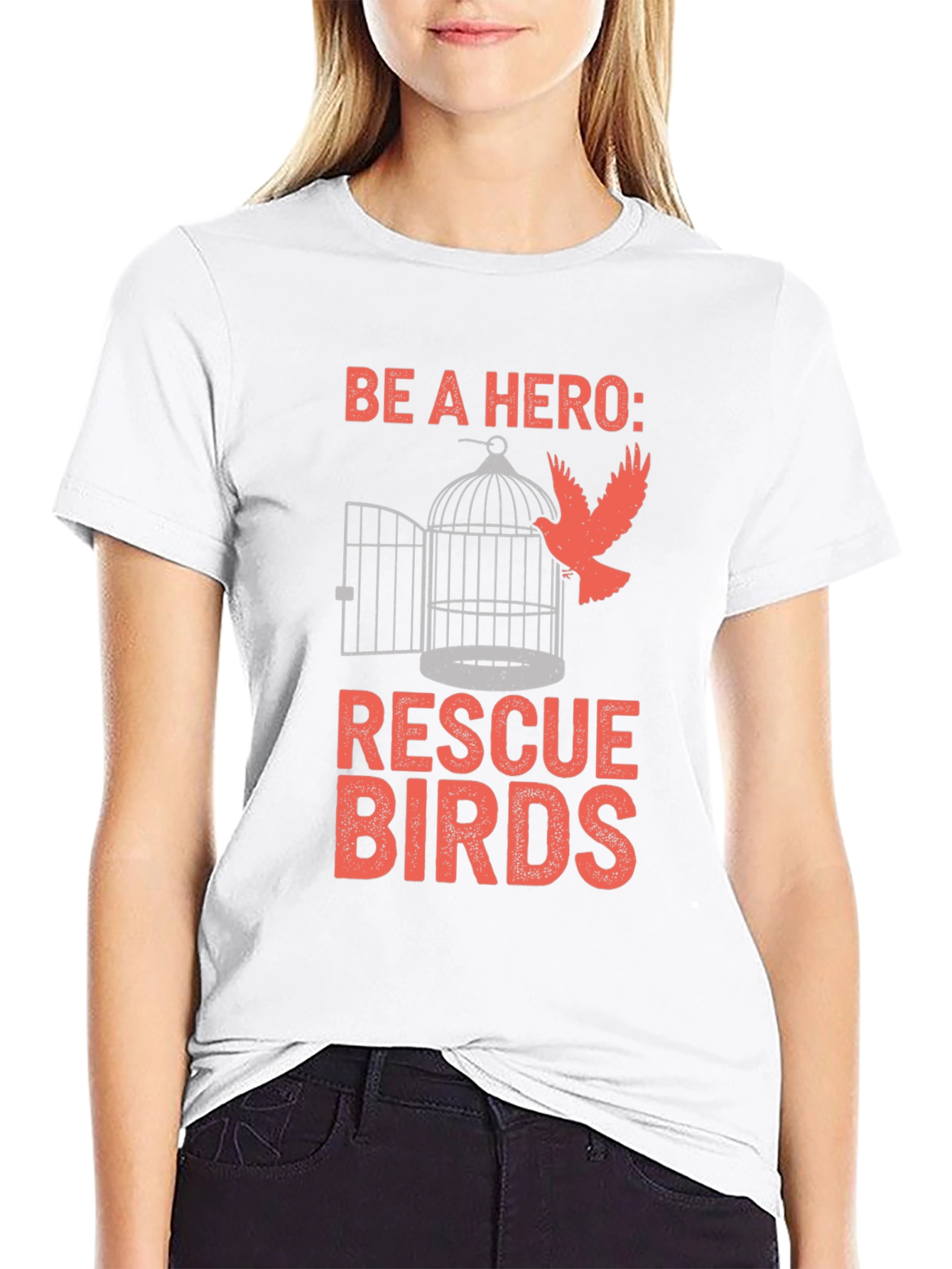 Be A Hero Rescue Birds Graphic Tee