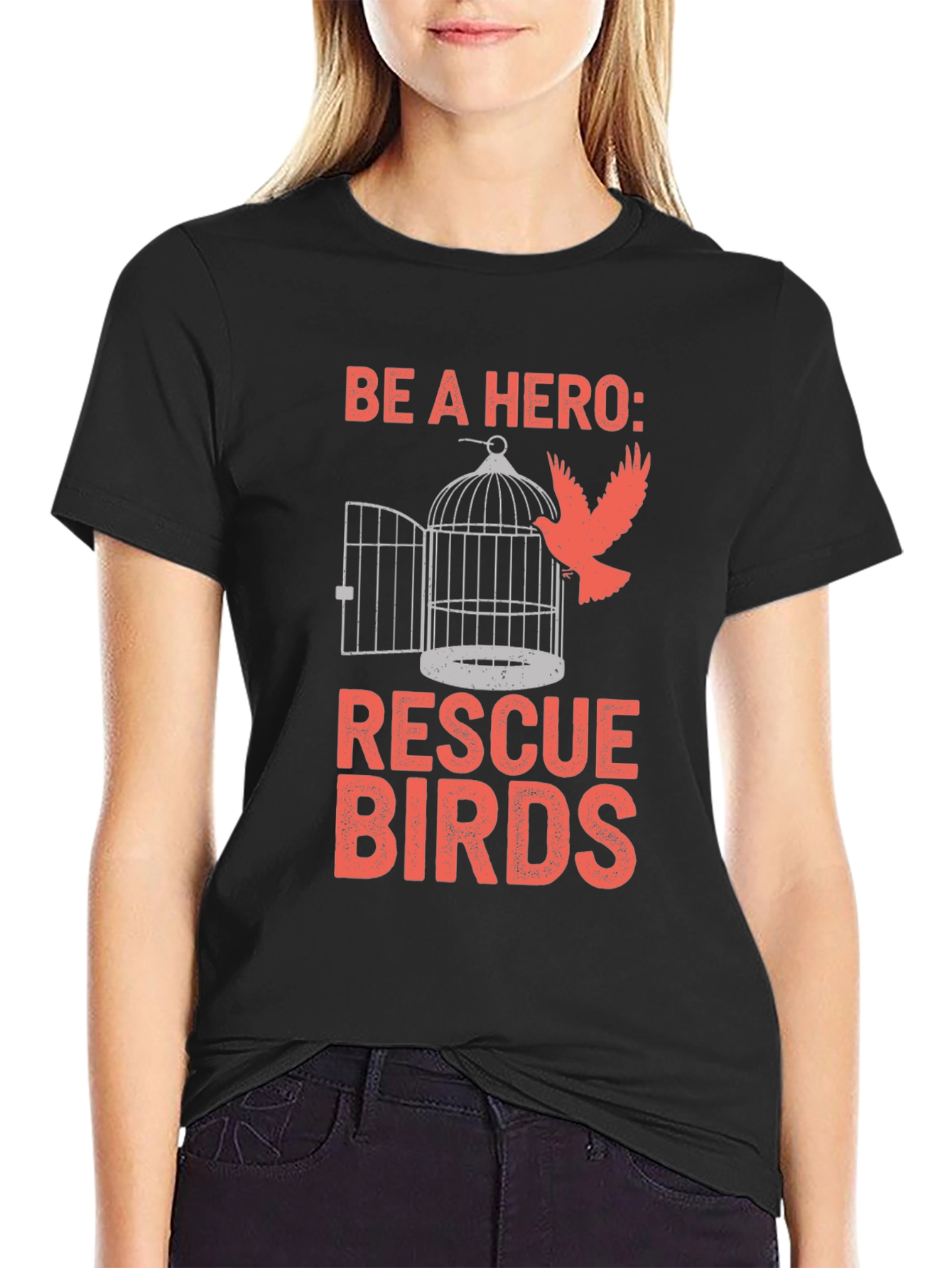 Be A Hero Rescue Birds Graphic Tee