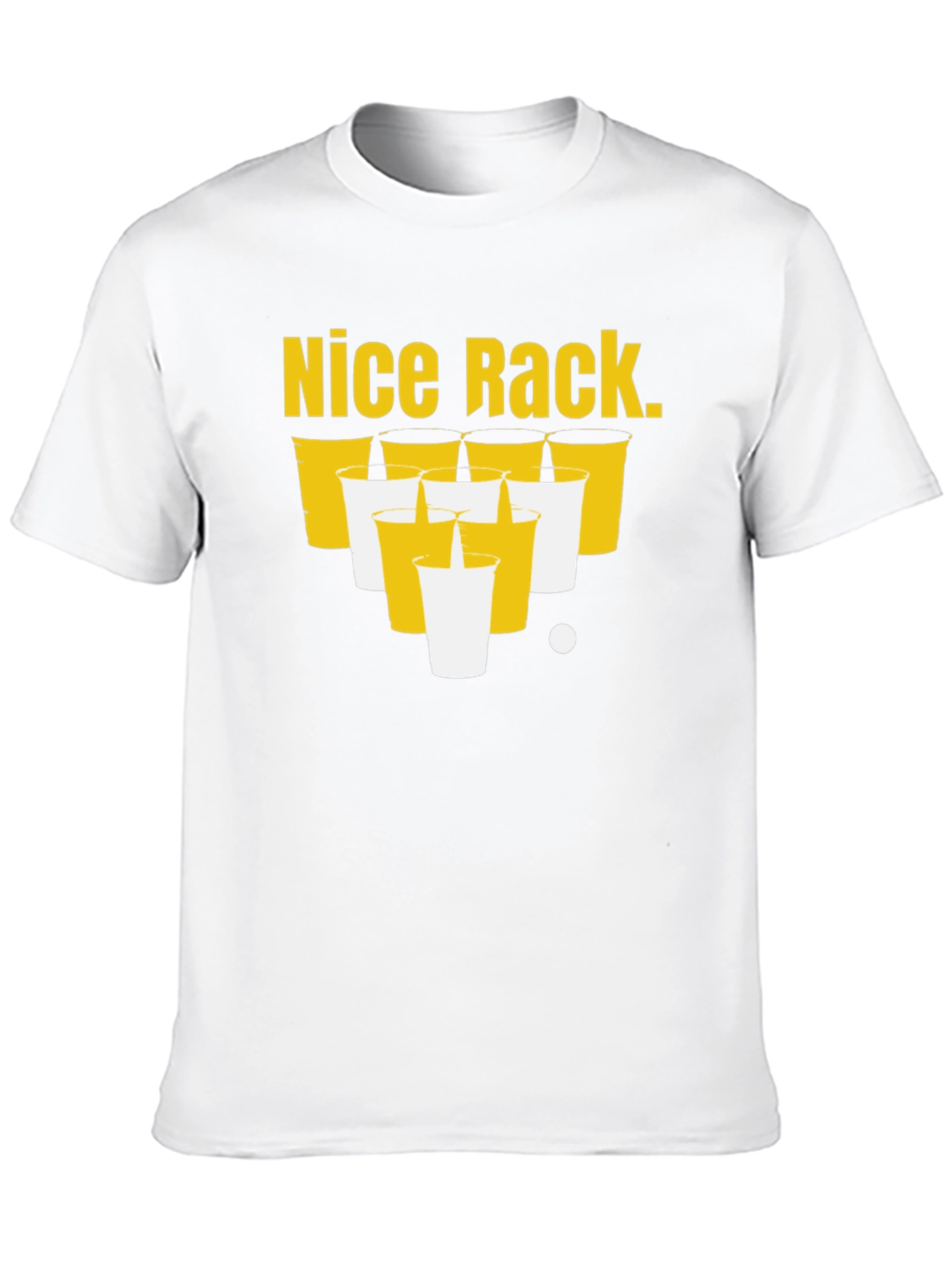 Nice Rack Beer Pong T-Shirt Funny Party Tee