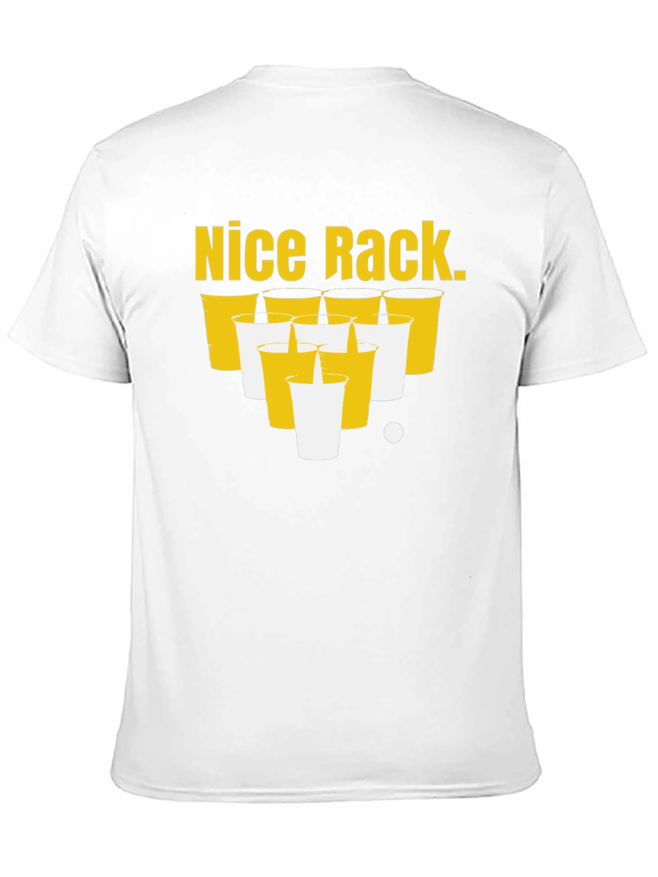 Nice Rack Beer Pong T-Shirt Funny Party Tee