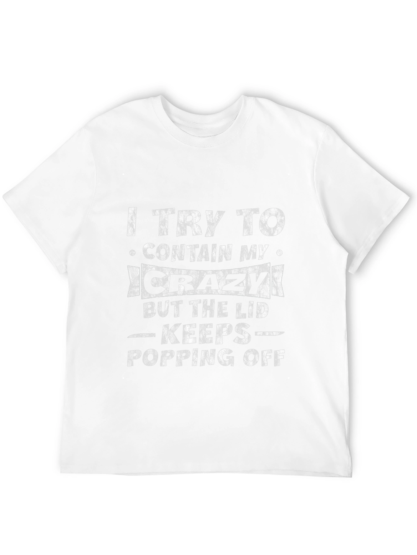 Crazy Lid Funny Graphic T-Shirt