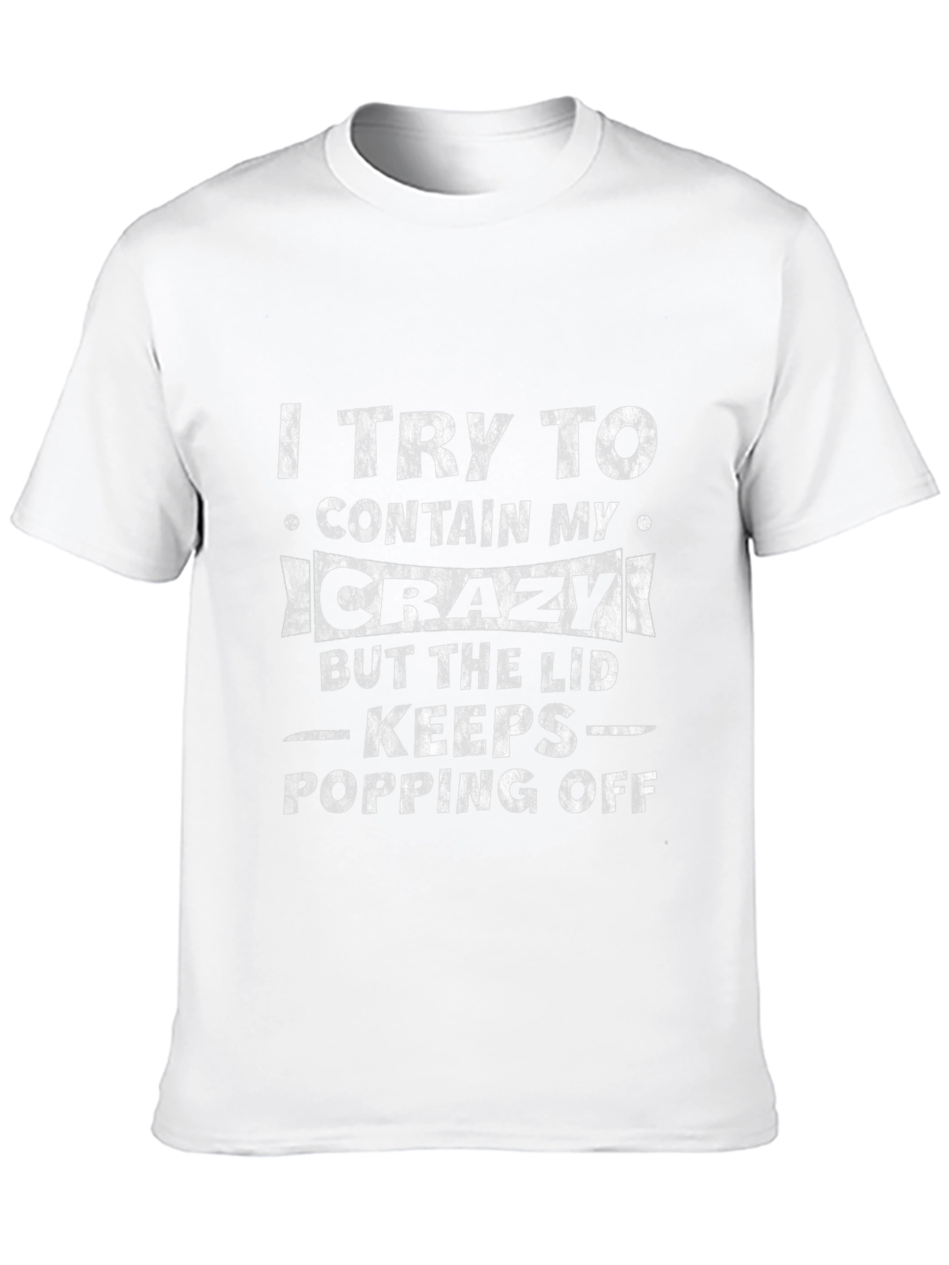 Crazy Lid Funny Graphic T-Shirt