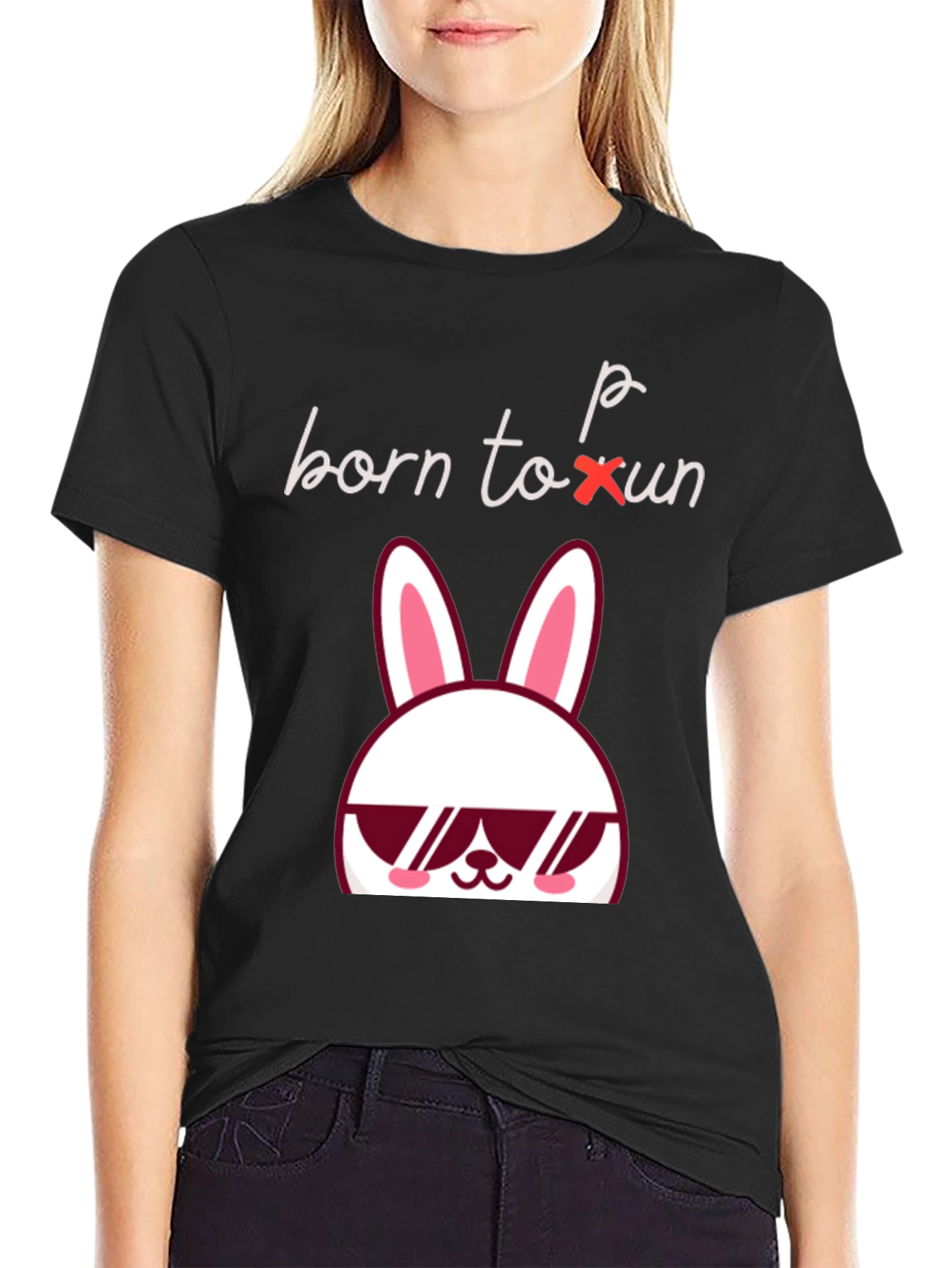 Born to Bun T-Shirt - Cool Bunny Design