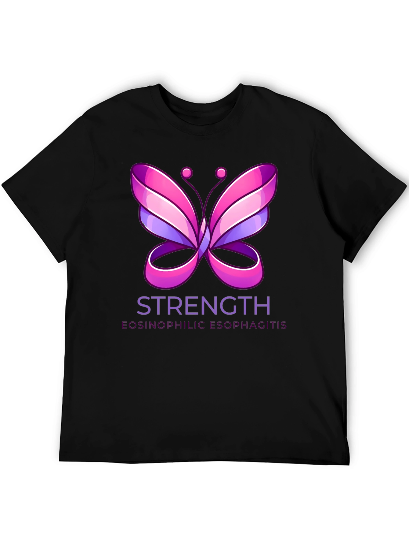 Eosinophilic Esophagitis Strength Butterfly T-Shirt
