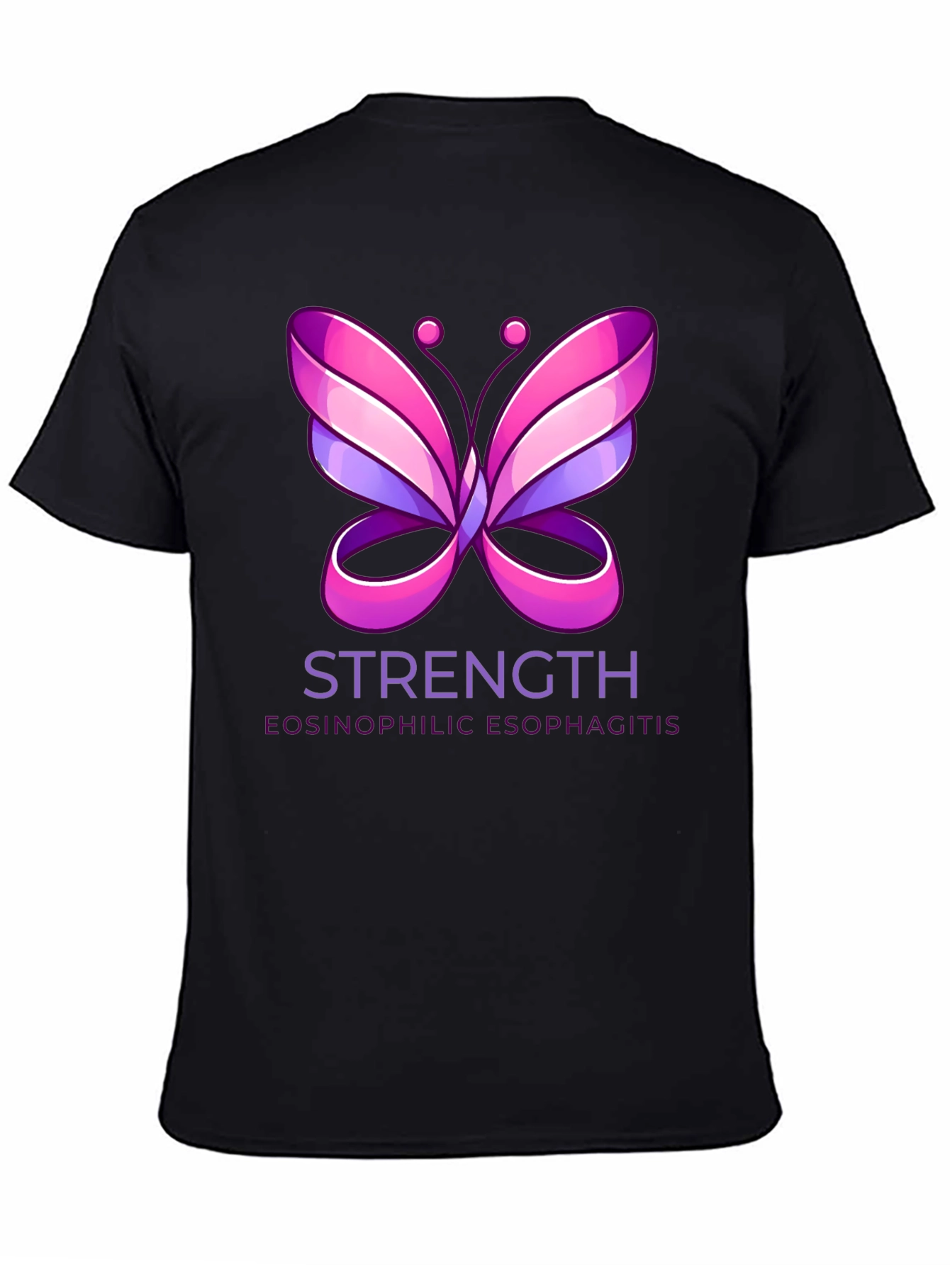 Eosinophilic Esophagitis Strength Butterfly T-Shirt