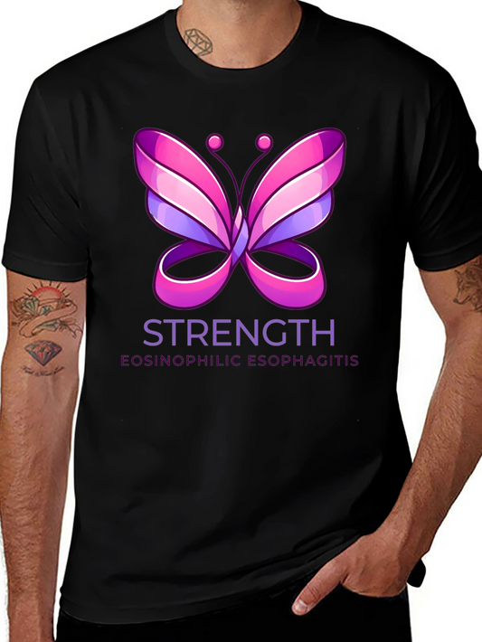 Eosinophilic Esophagitis Strength Butterfly T-Shirt