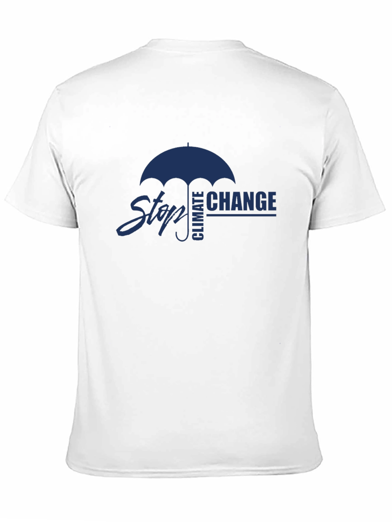 Stop Climate Change T-Shirt -  Eco-Friendly Fashion
