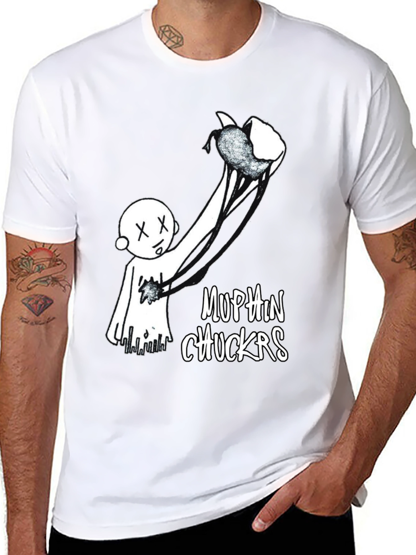 Muffin Chuckers Graphic Tee - Unique Design