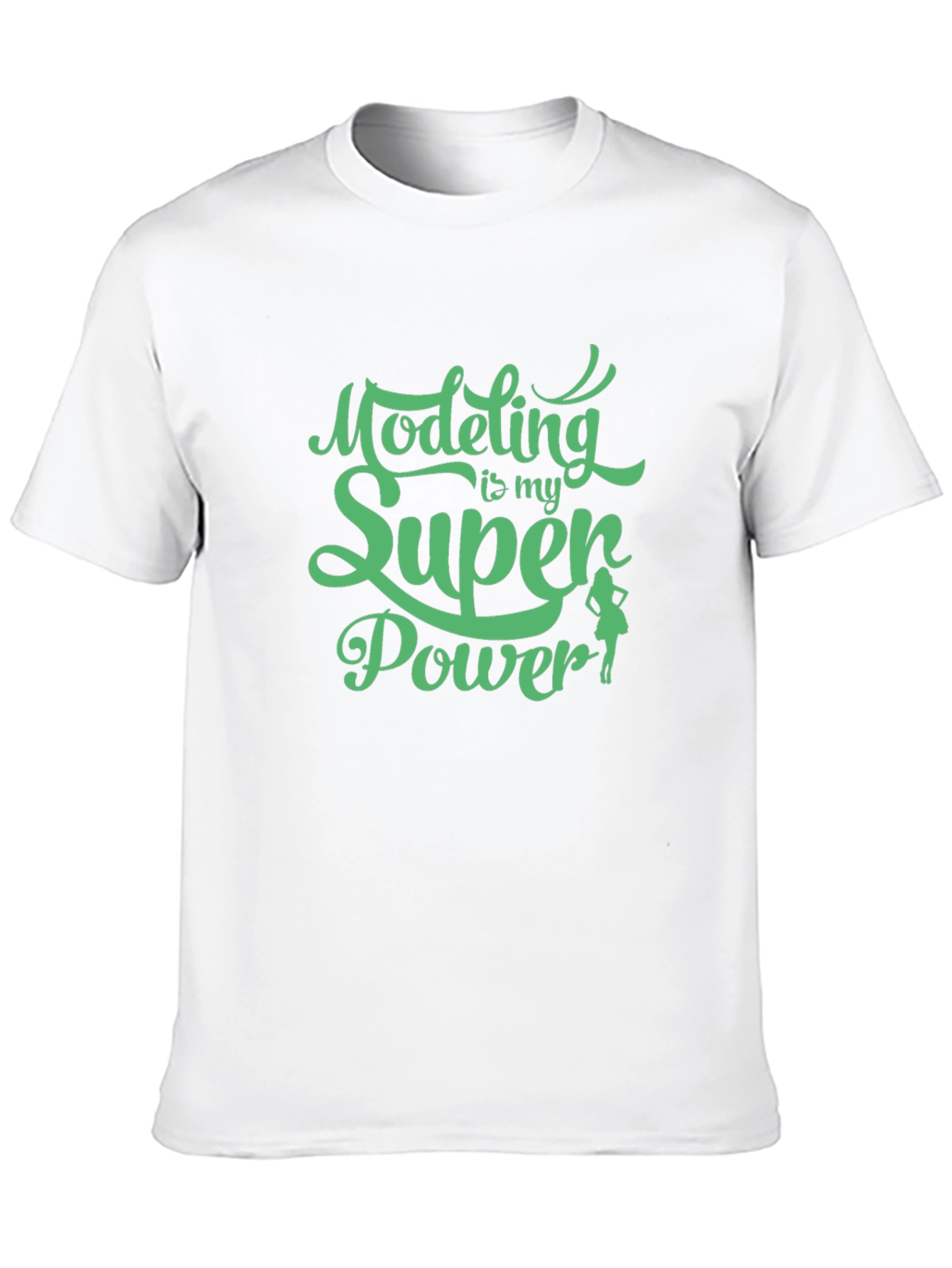 Modeling is My Super Power Tee - Black
