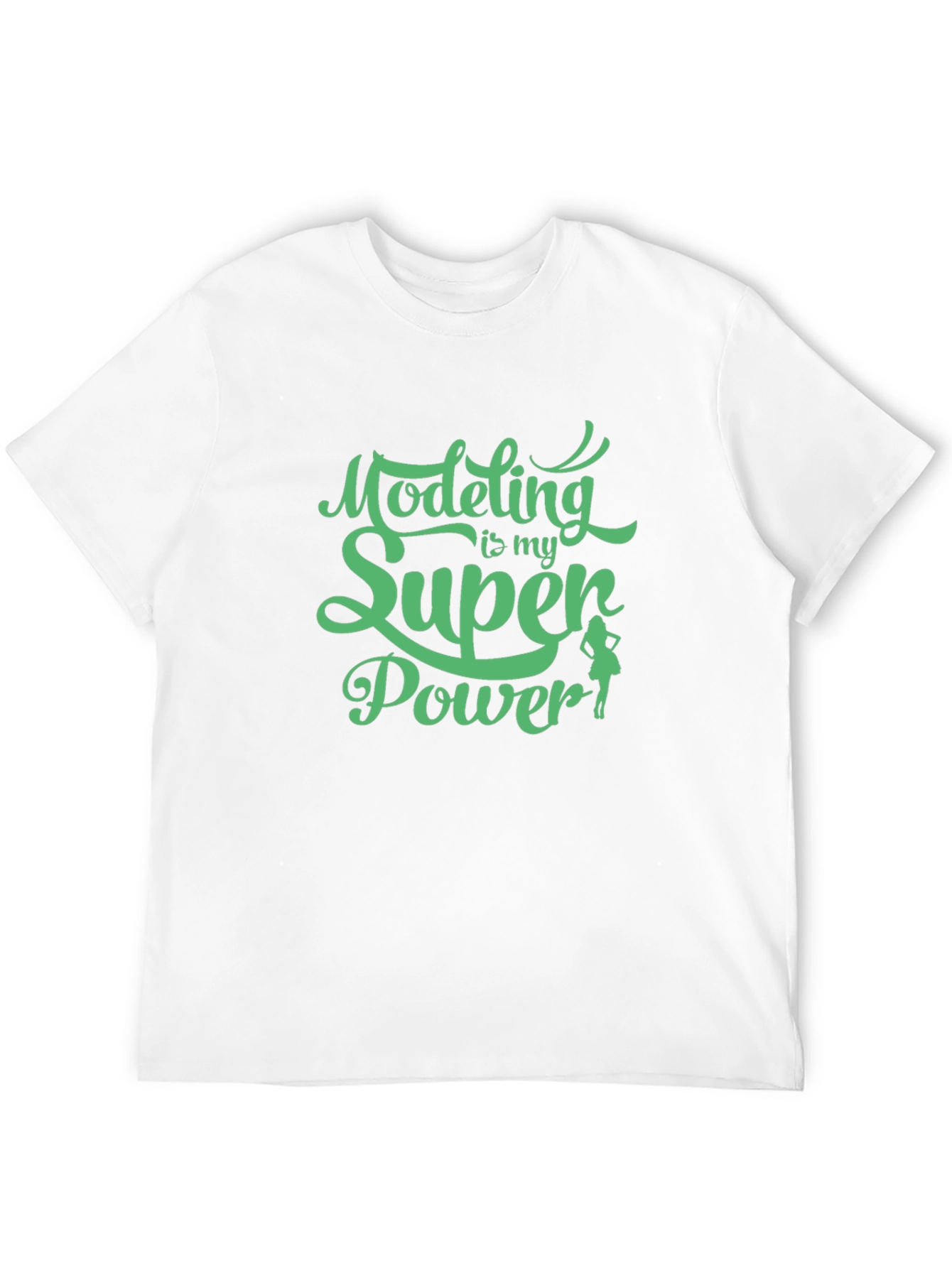 Modeling is My Super Power Tee - Black