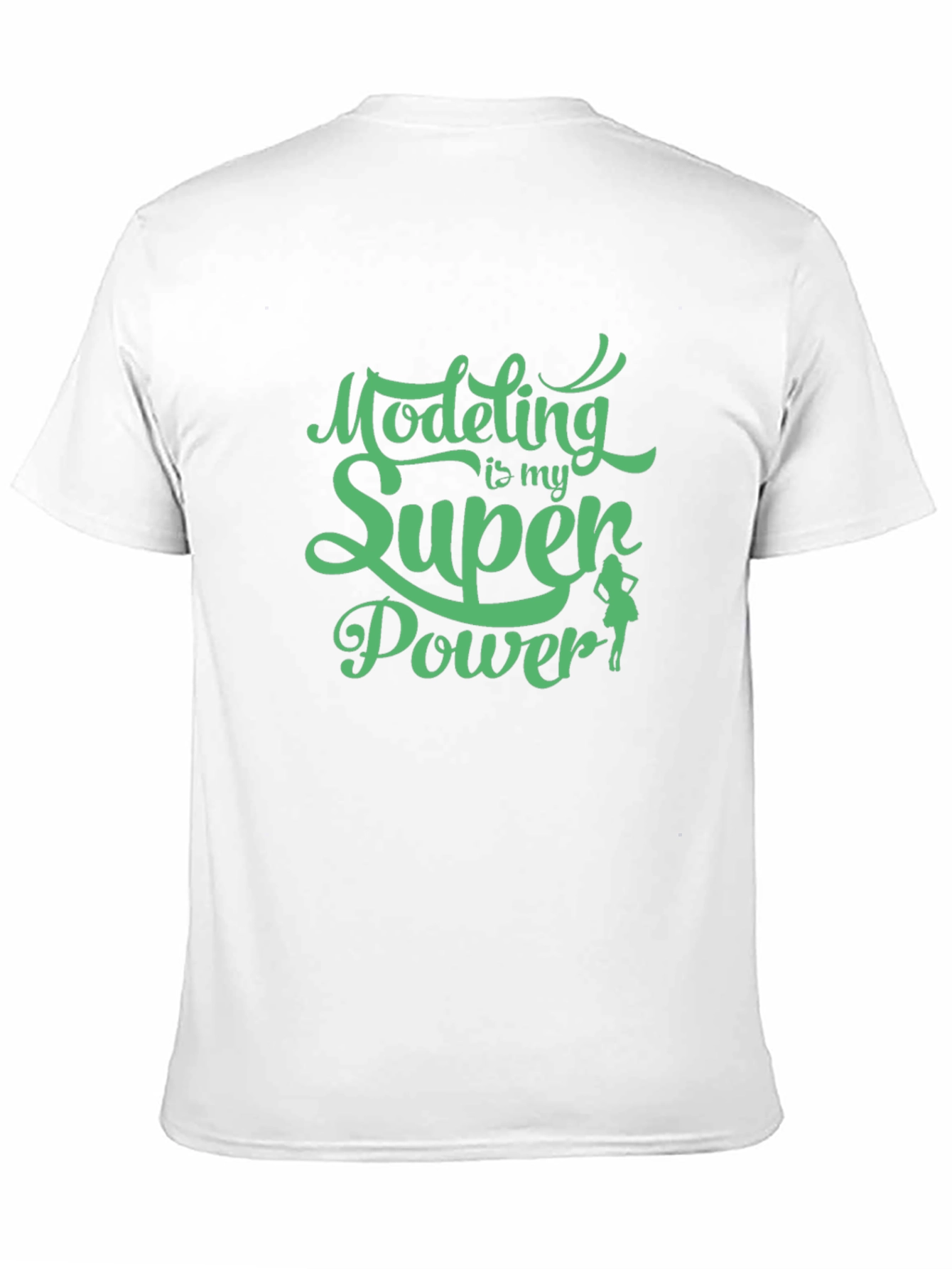 Modeling is My Super Power Tee - Black