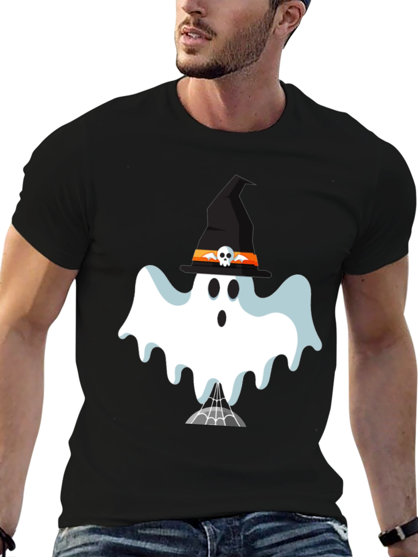 Halloween Ghost T-Shirt - Spooky Season Tee