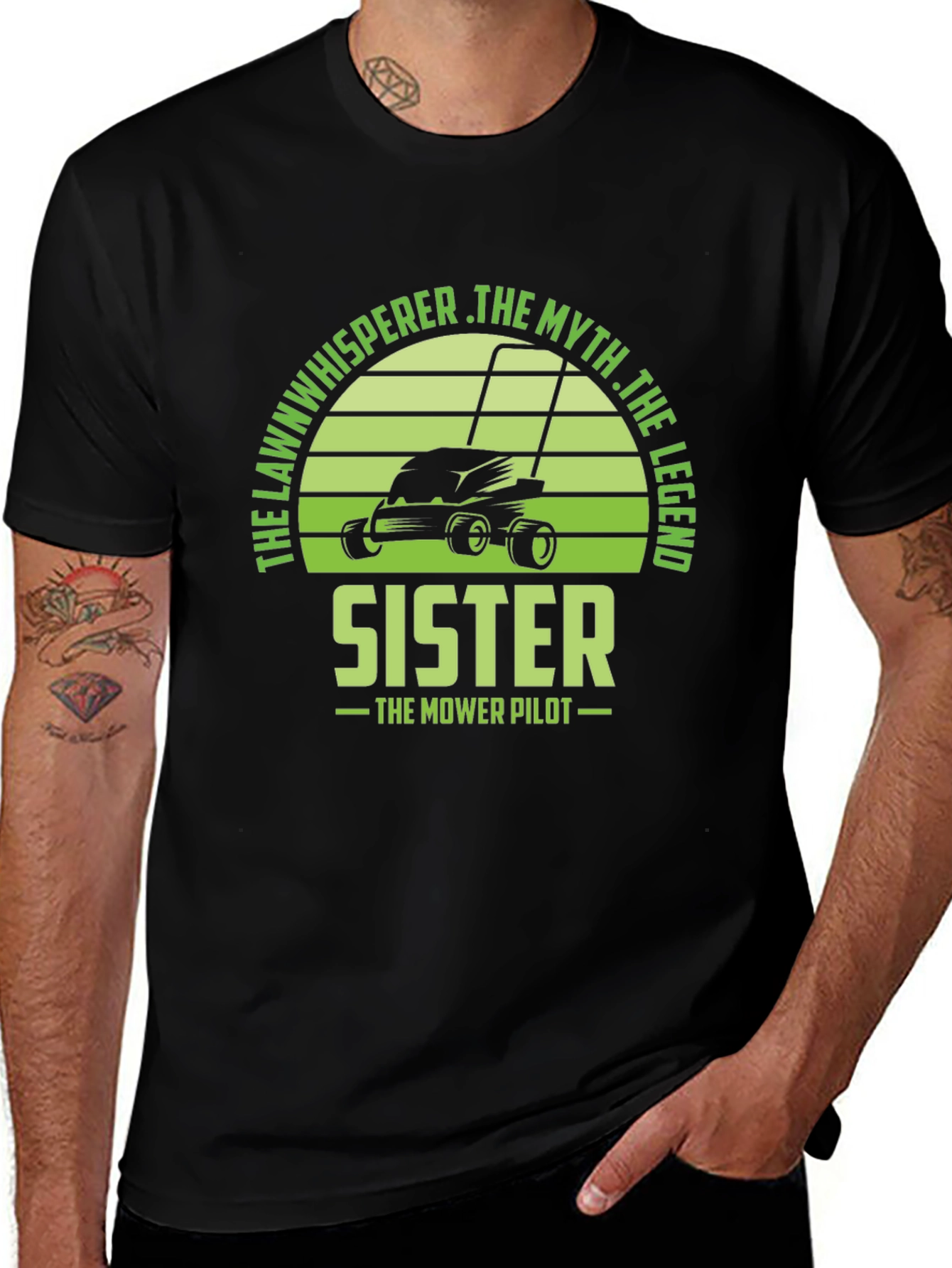 The Lawn Whisperer Sister T-Shirt