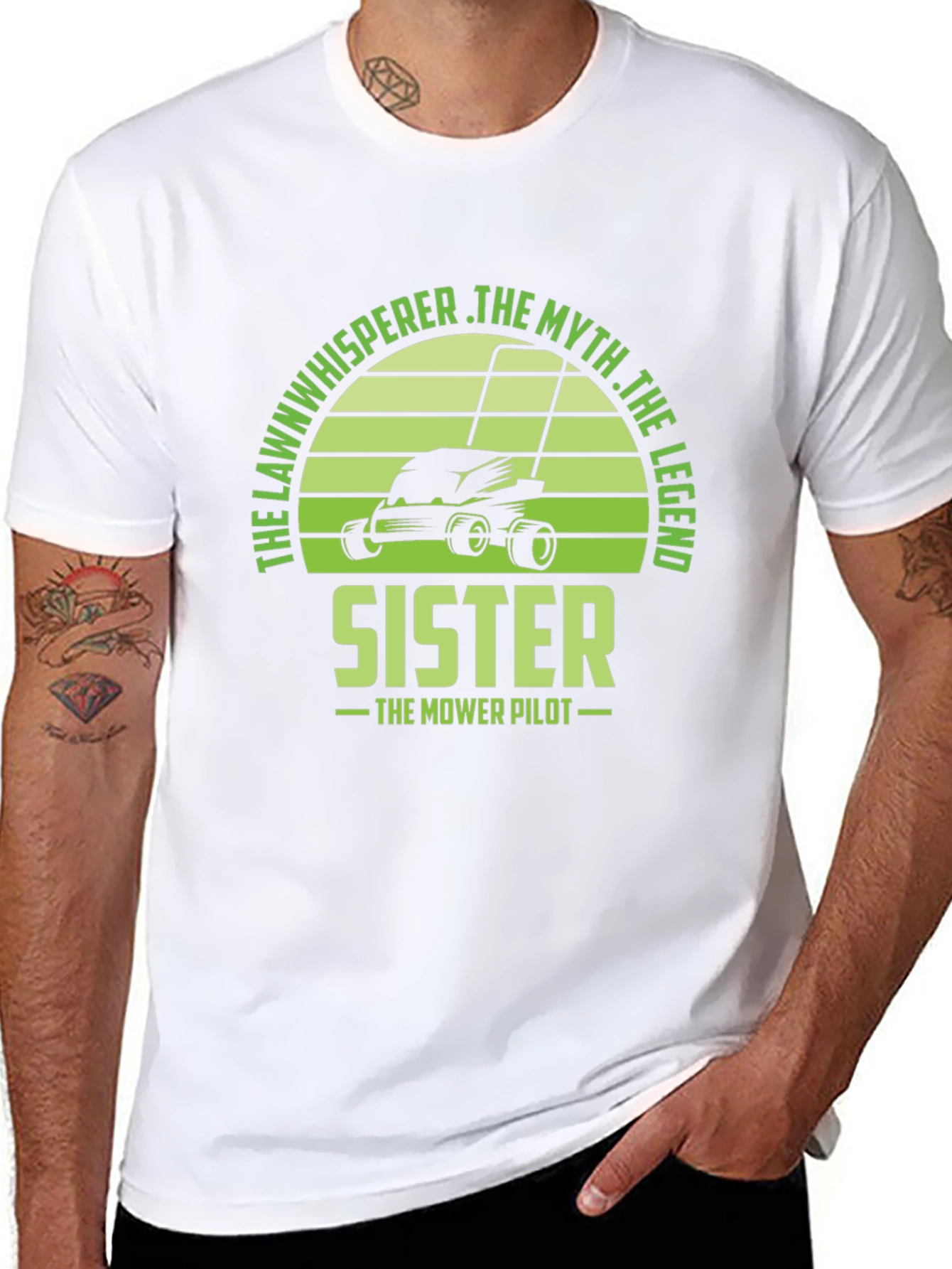 The Lawn Whisperer Sister T-Shirt