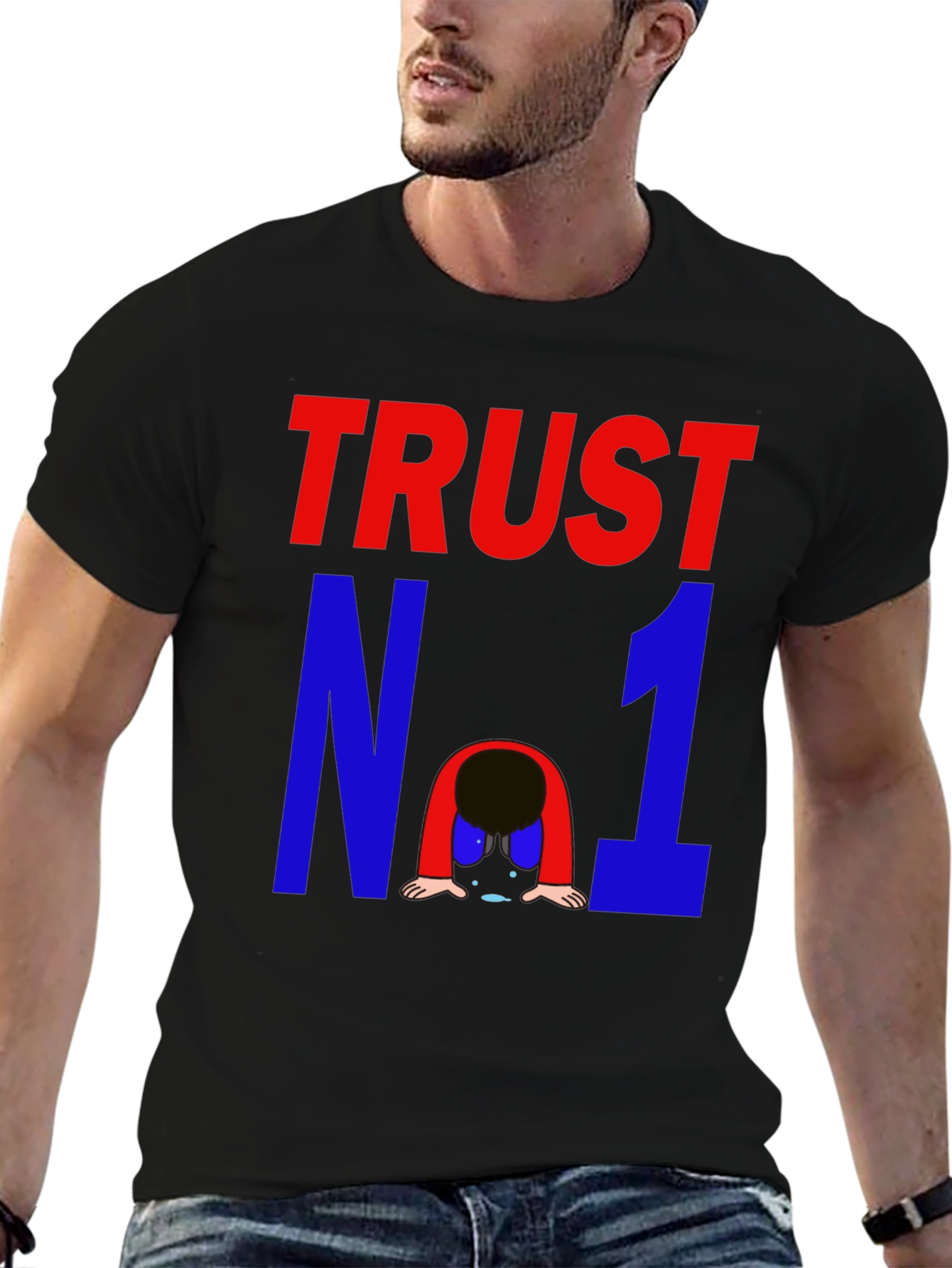 Trust No One Graphic Tee - Mens