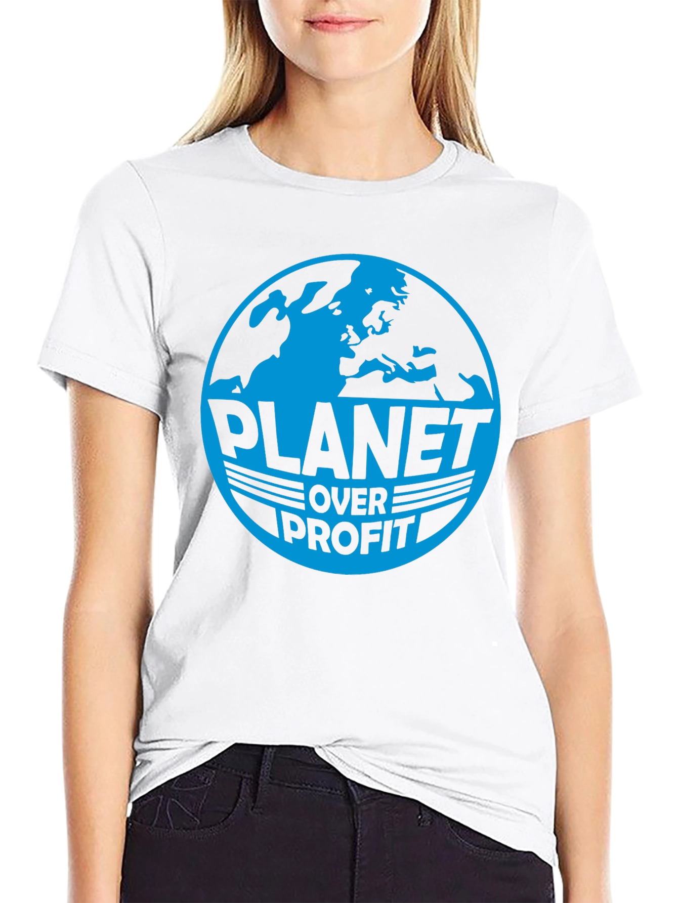 Planet Over Profit Graphic Tee - Earth Day