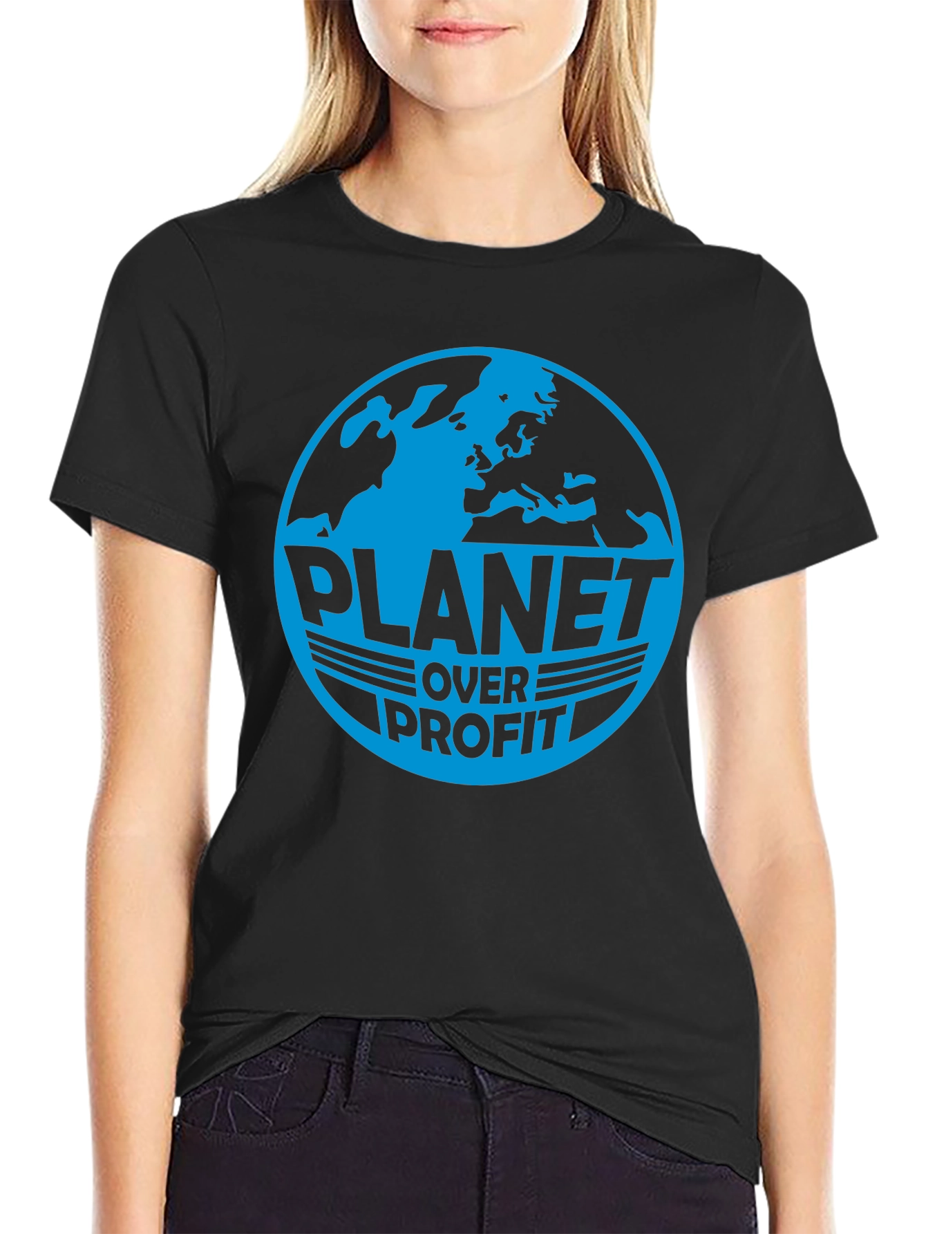 Planet Over Profit Graphic Tee - Earth Day