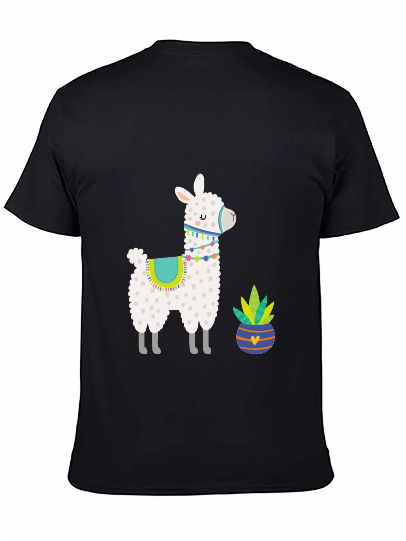 Llama & Cactus Graphic Tee - Stylish Comfort