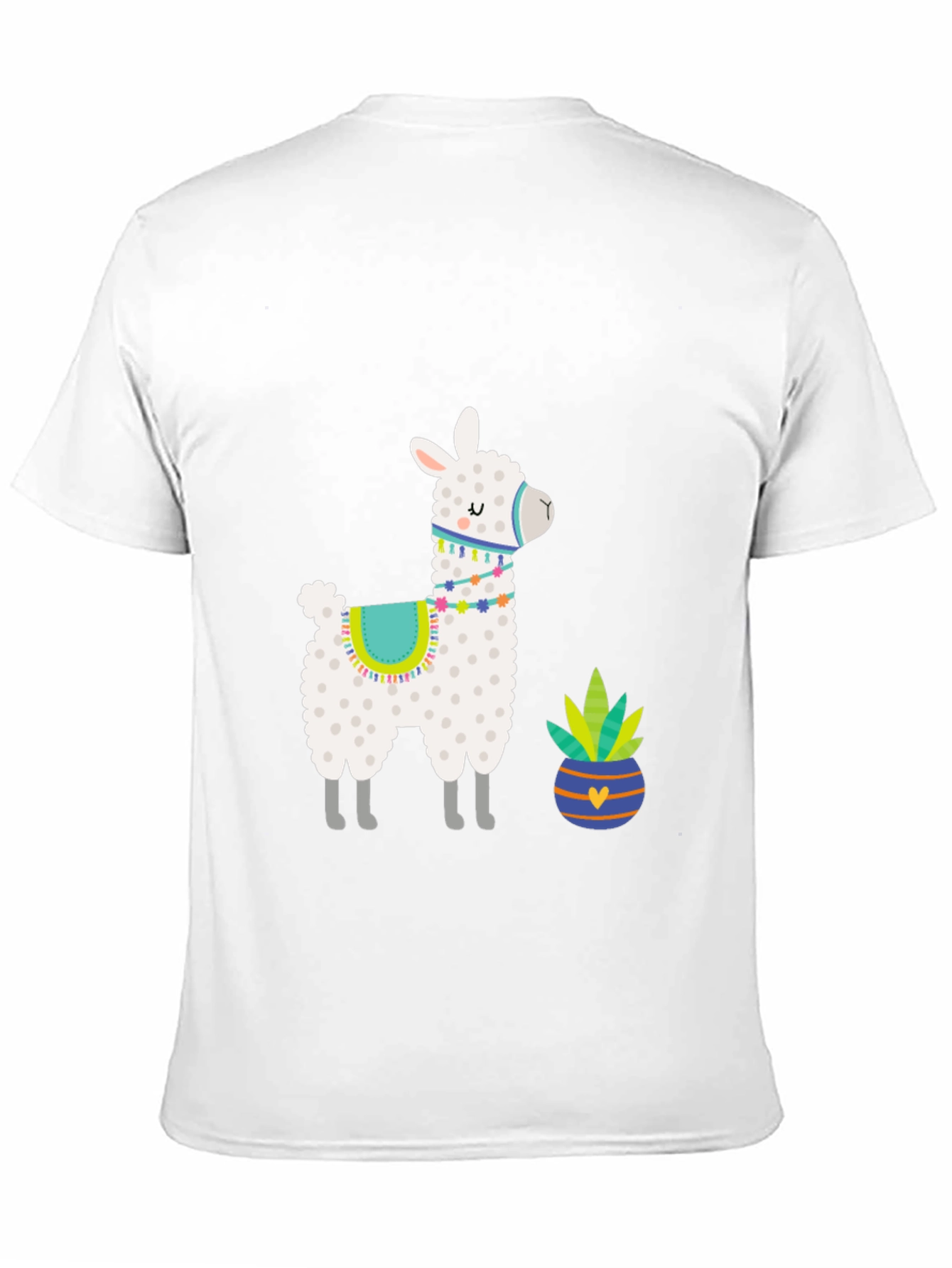 Llama & Cactus Graphic Tee - Stylish Comfort