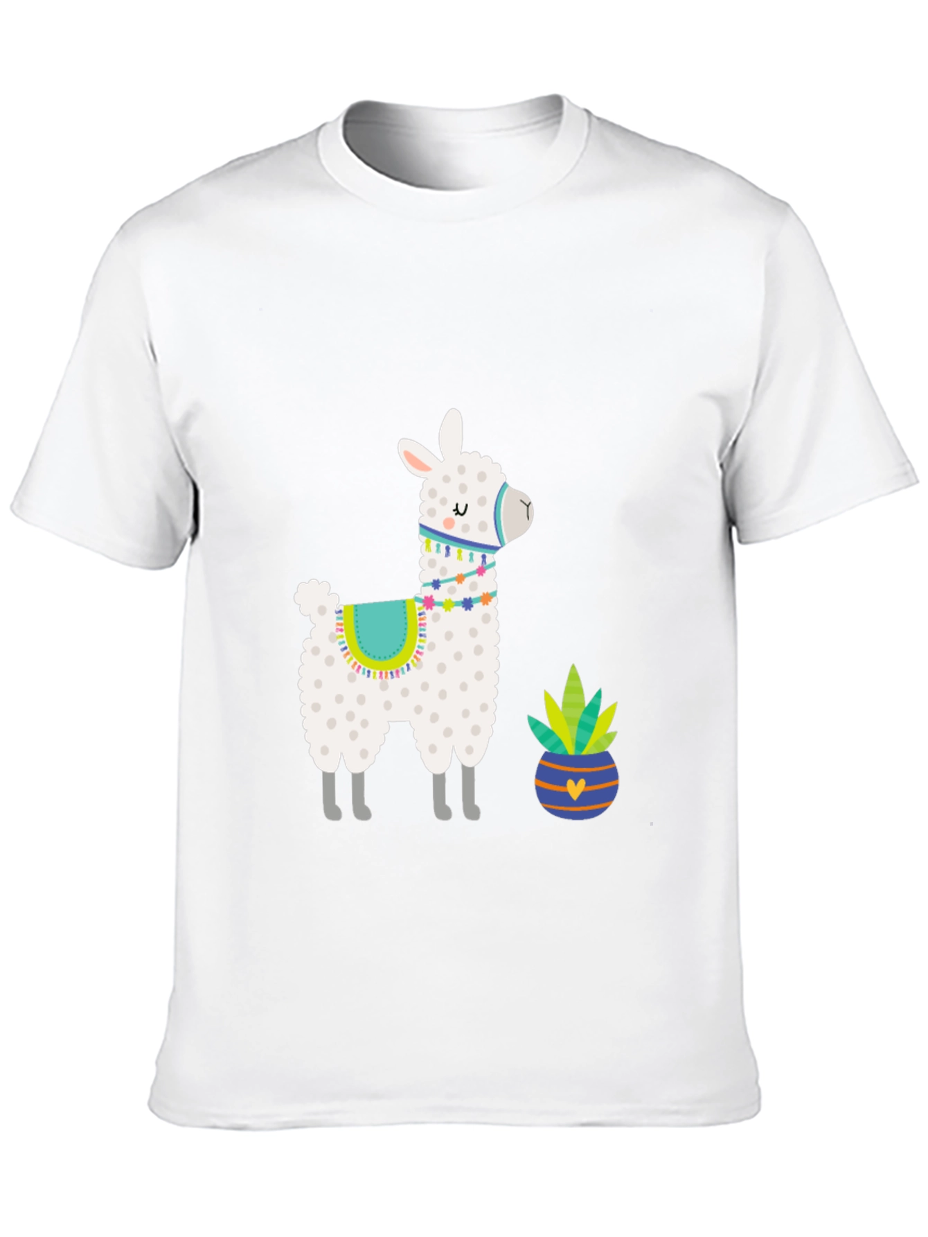 Llama & Cactus Graphic Tee - Stylish Comfort