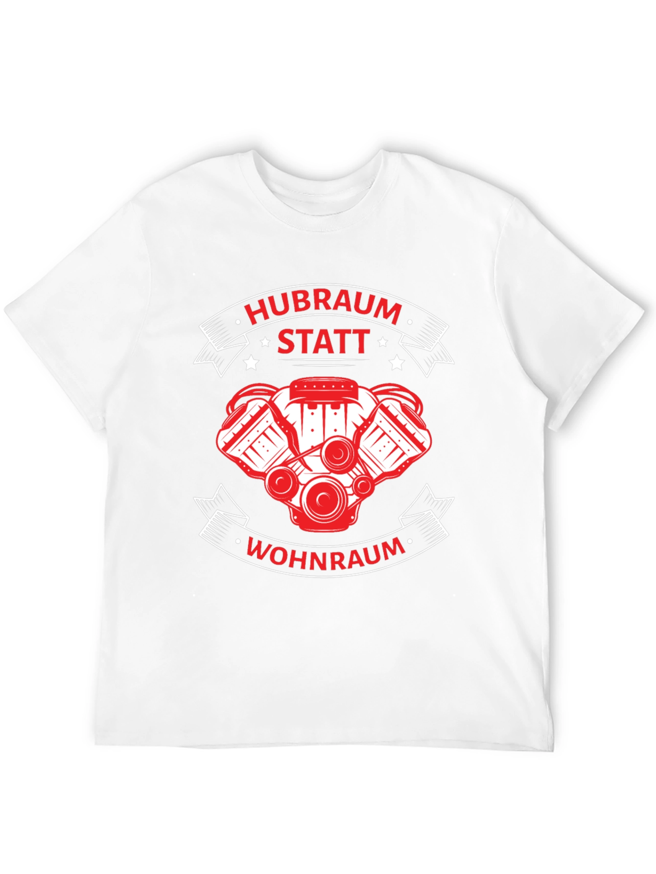 Hubraum Statt Wohnraum Black T-Shirt
