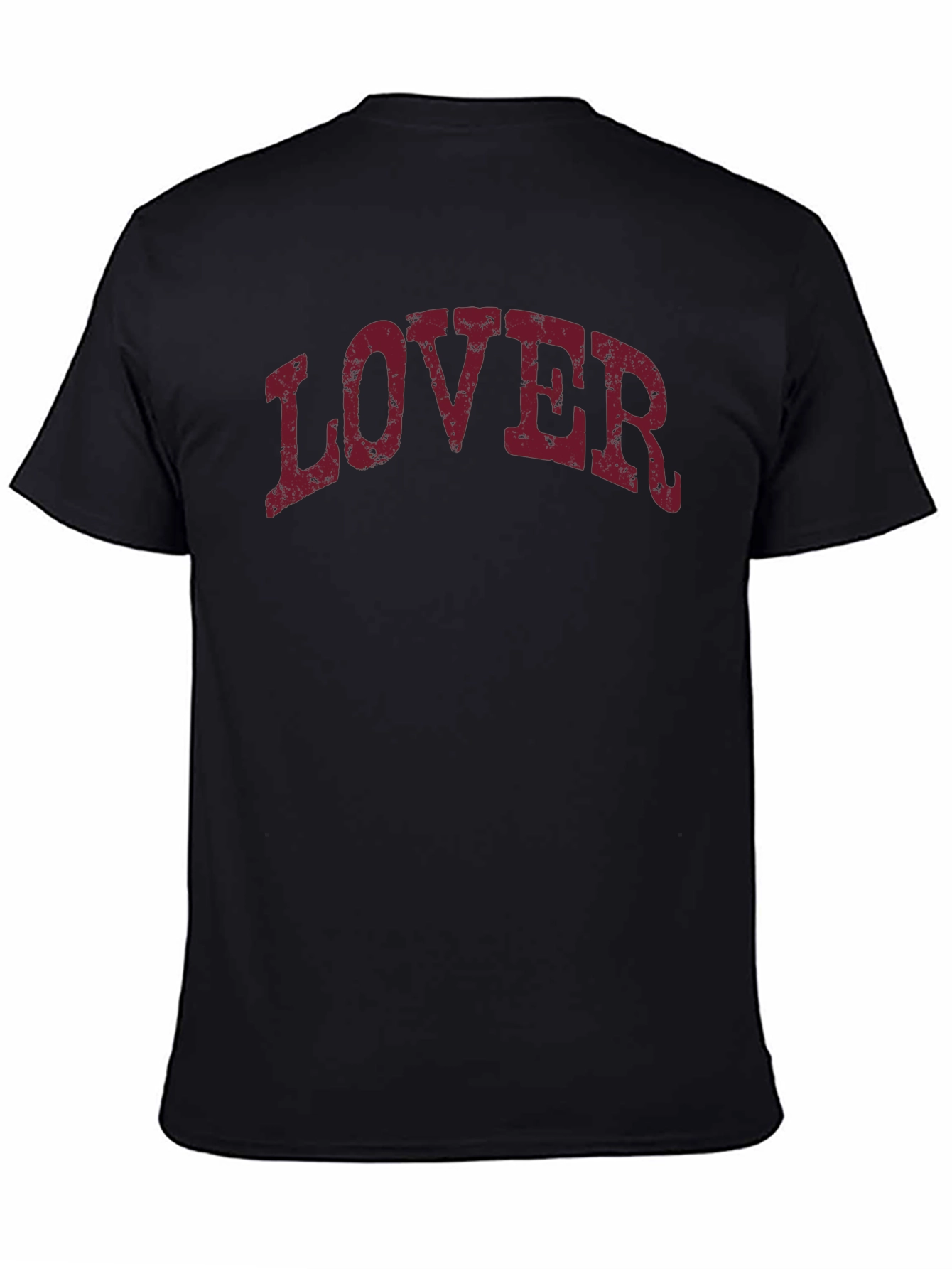 Lover Graphic Tee - Unisex Black Cotton Blend T-Shirt