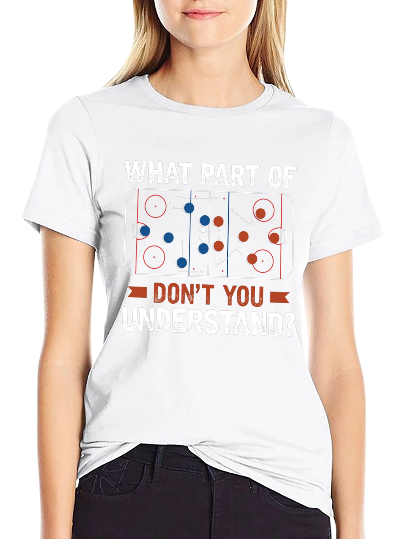 Hockey Play T-Shirt: What Part Dont You Understand?