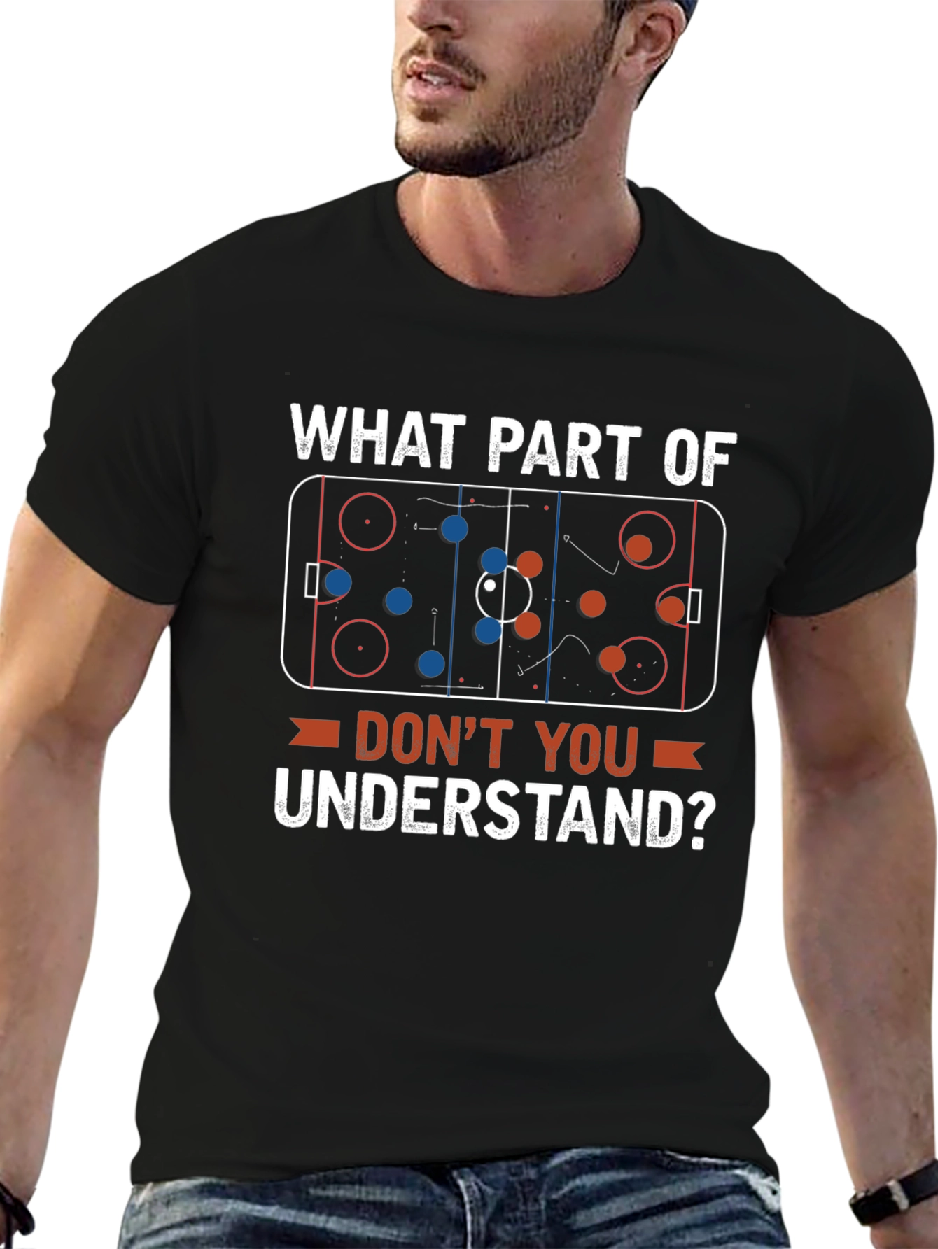 Hockey Play T-Shirt: What Part Dont You Understand?