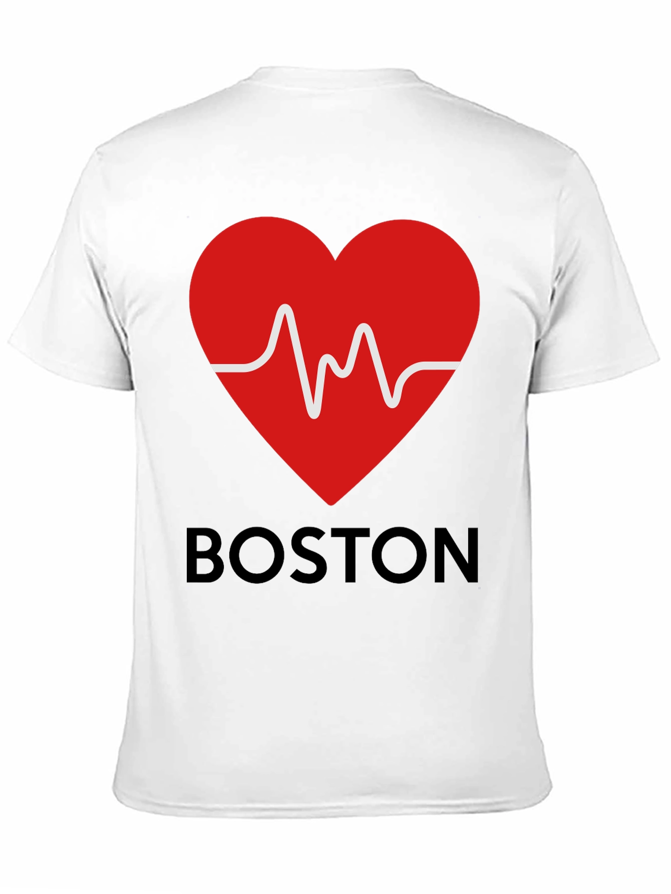 Boston Heartbeat Graphic T-Shirt
