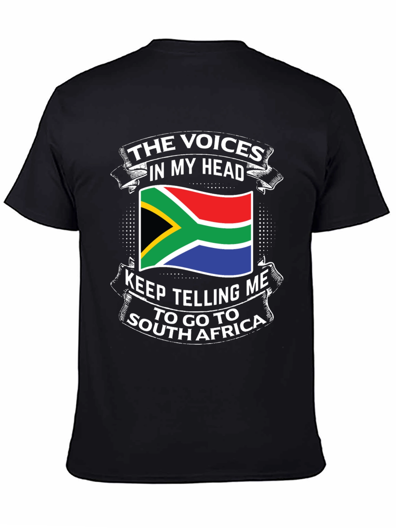 South Africa Flag T-Shirt - Voices In My Head