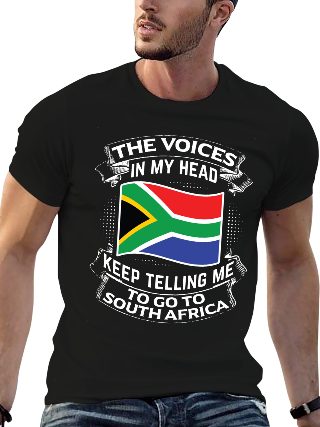 South Africa Flag T-Shirt - Voices In My Head