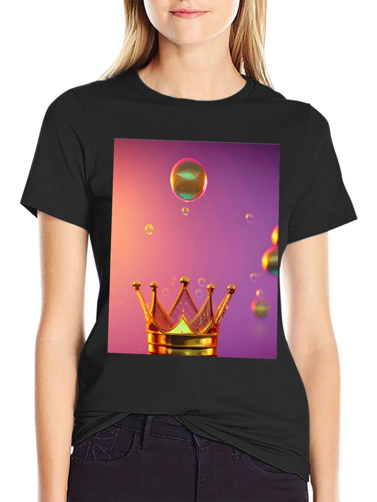 Crown and Bubbles Graphic Tee