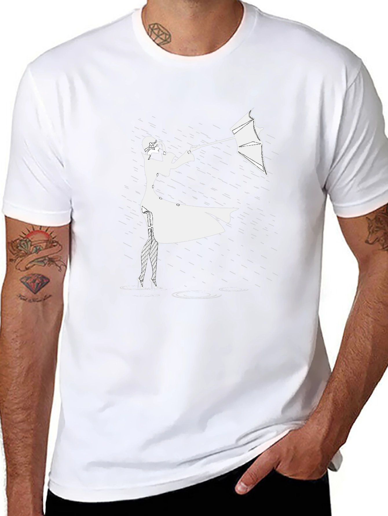 Stylish Rain T-Shirt