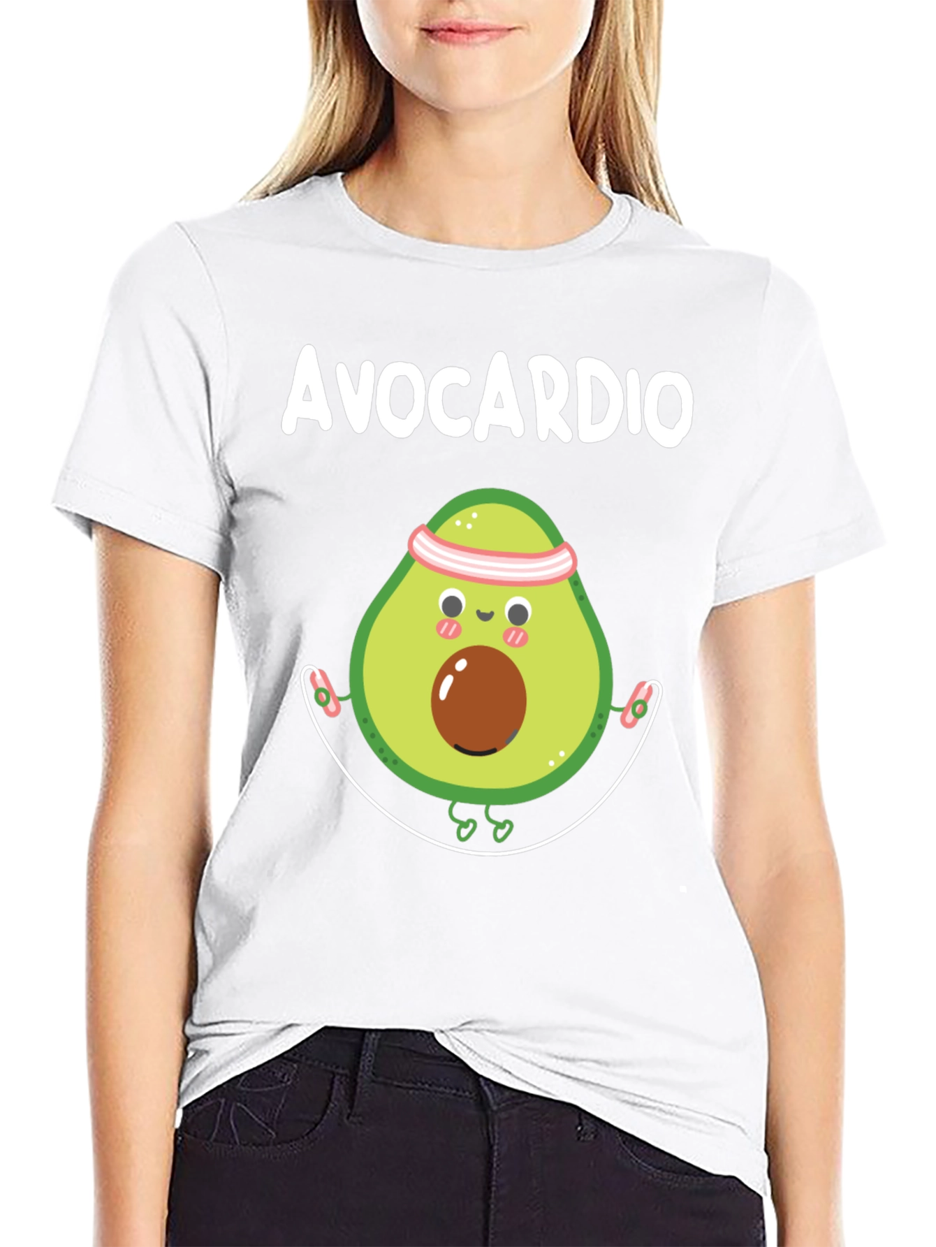 Avocardio Graphic Tee - Fitness Humor T-Shirt