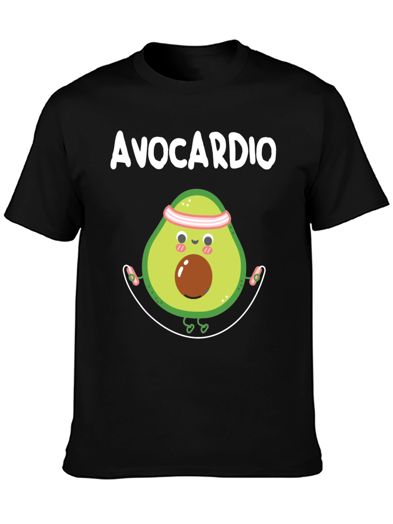 Avocardio Graphic Tee - Fitness Humor T-Shirt