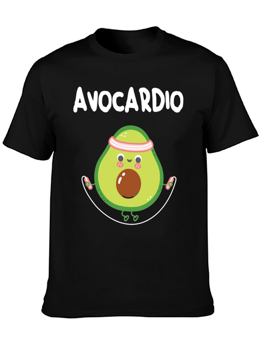 Avocardio Graphic Tee - Fitness Humor T-Shirt