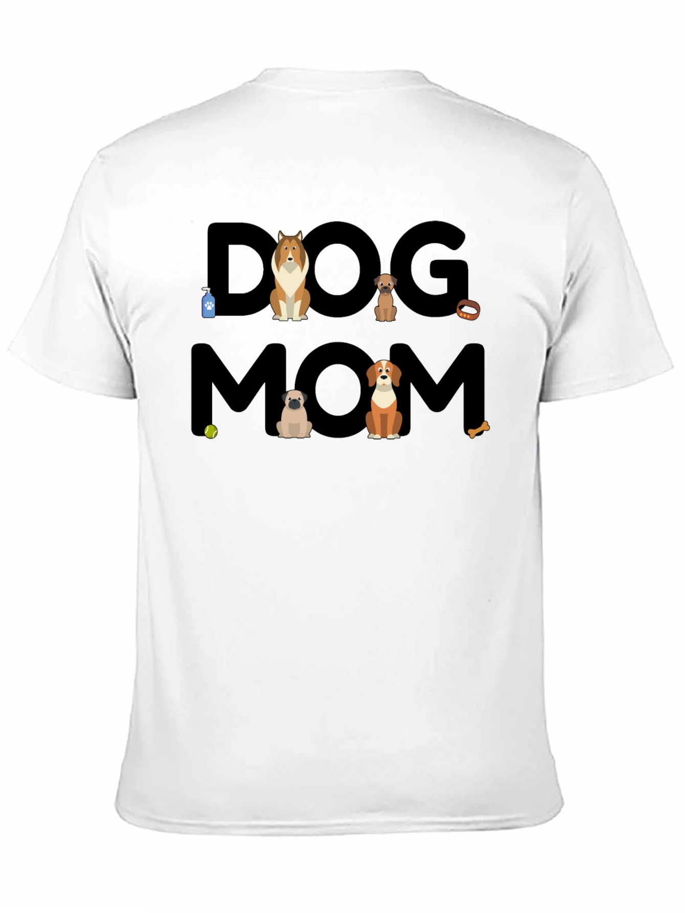 Dog Mom Graphic Tee - Cute Dog Lover Shirt