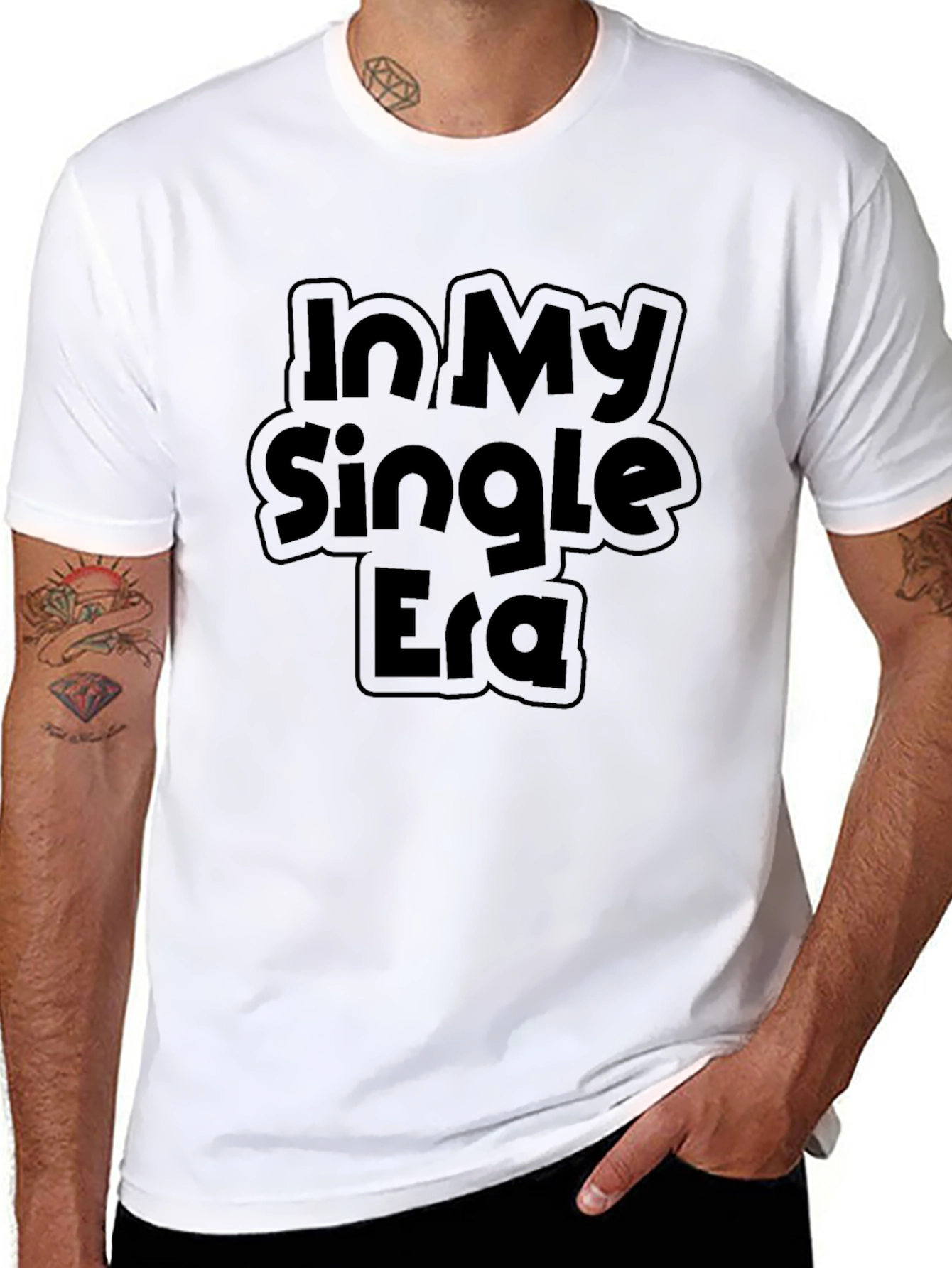 In My Single Era Black Graphic Tee