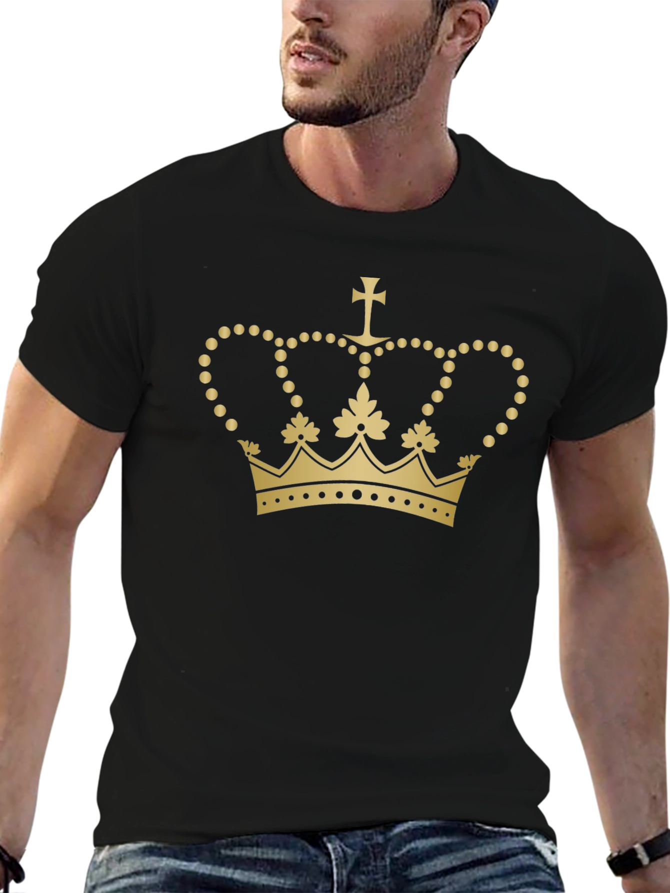 Crown Graphic Tee - Regal Style