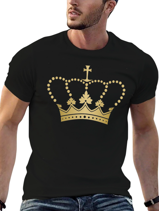 Crown Graphic Tee - Regal Style