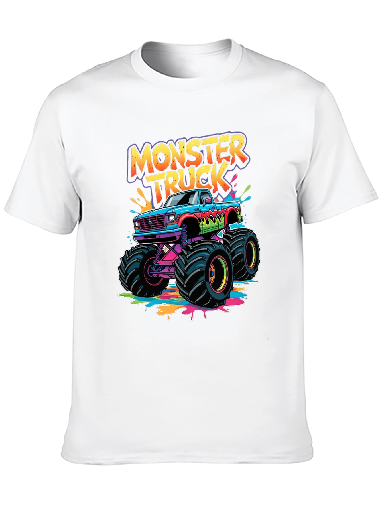 Monster Truck Graphic Black T-Shirt