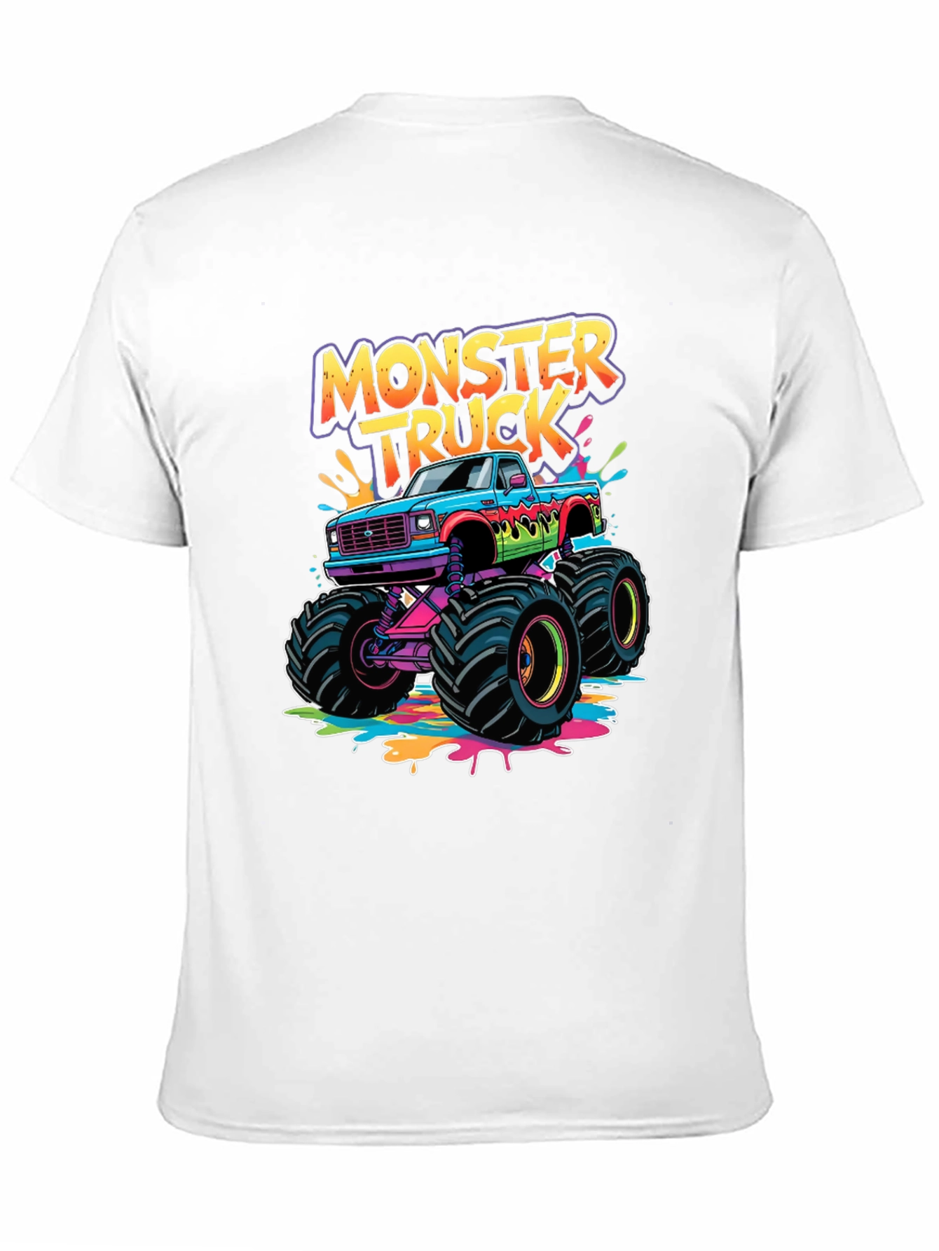Monster Truck Graphic Black T-Shirt