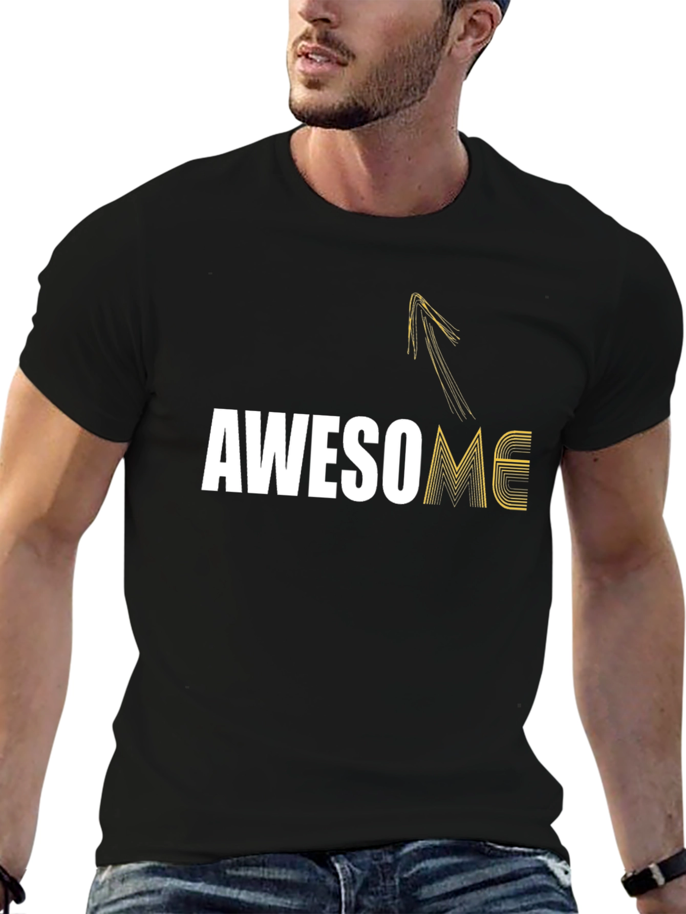Awesome Graphic Print T-Shirt