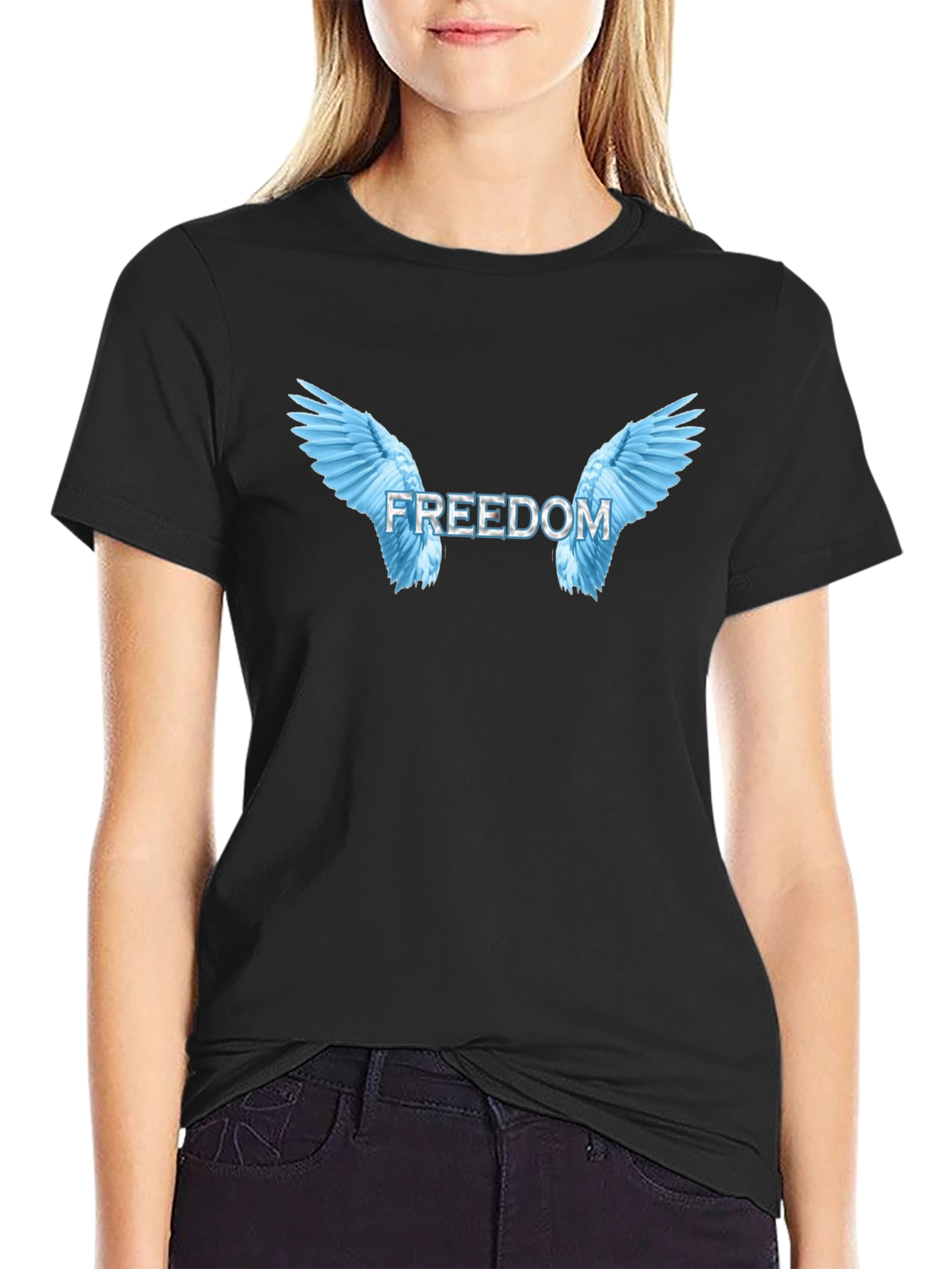 Freedom Wings Black T-Shirt