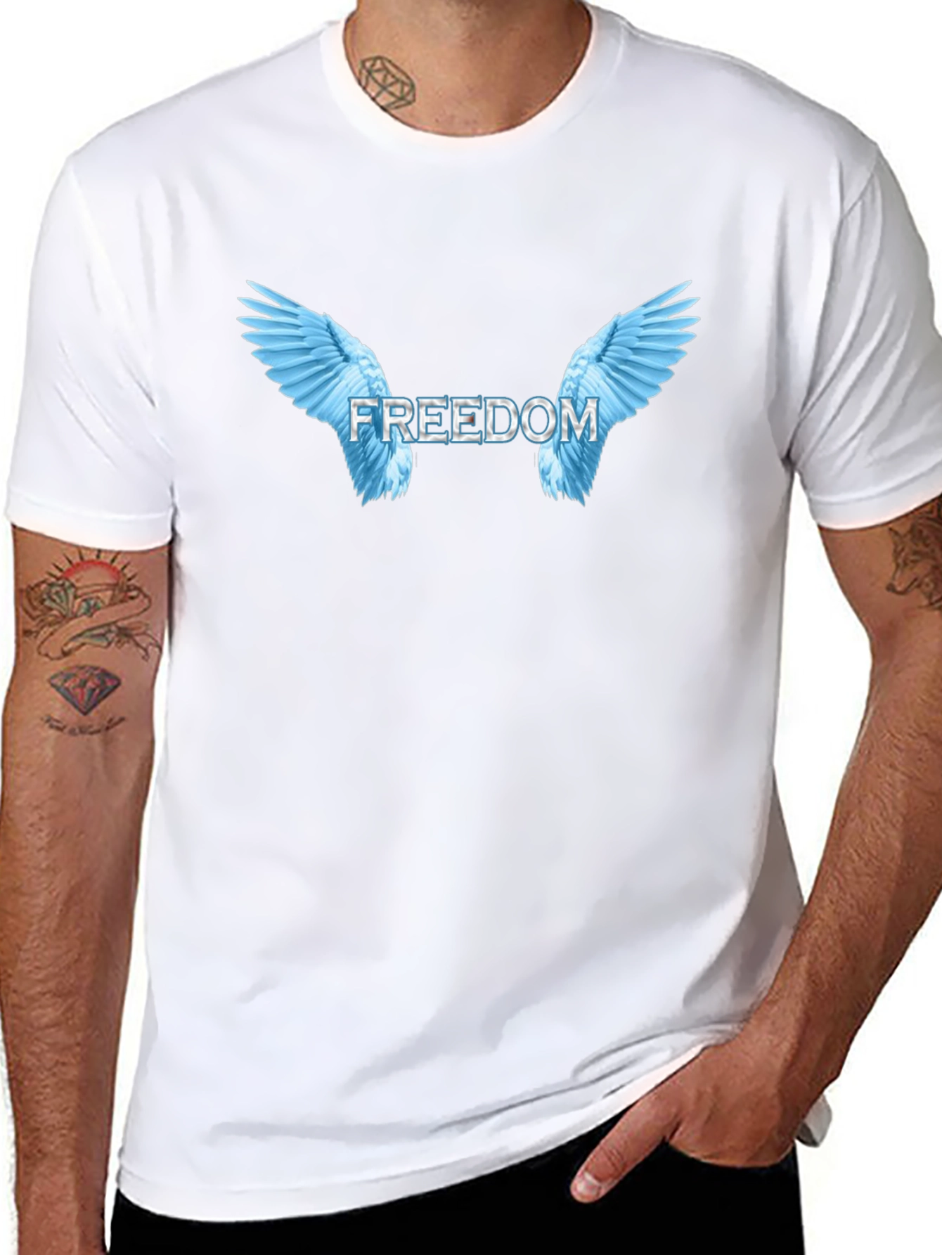 Freedom Wings Black T-Shirt