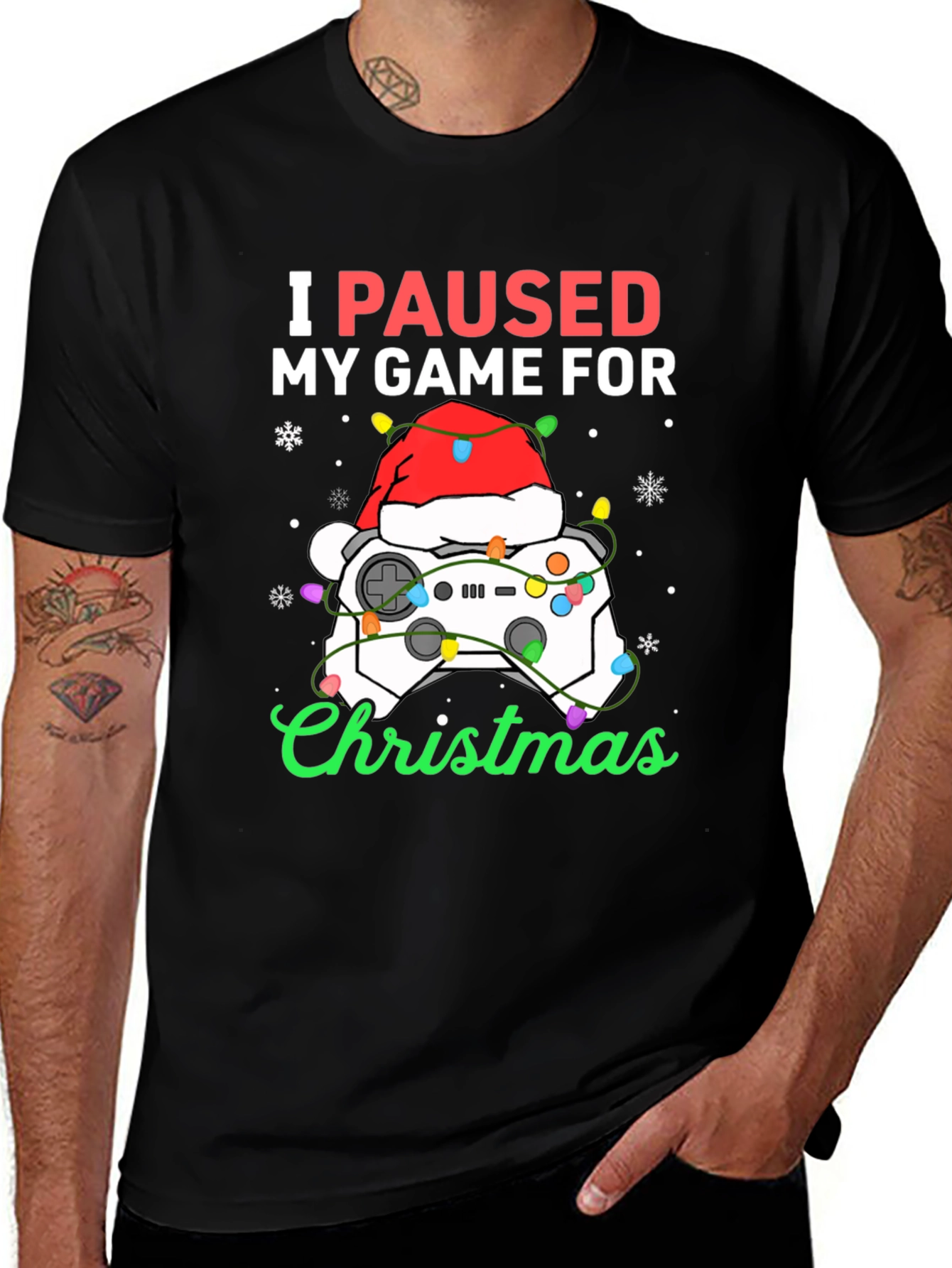 I Paused My Game For Christmas T-Shirt