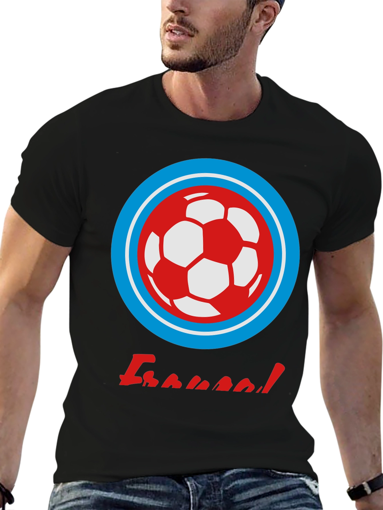 Soccer Ball Graphic T-Shirt