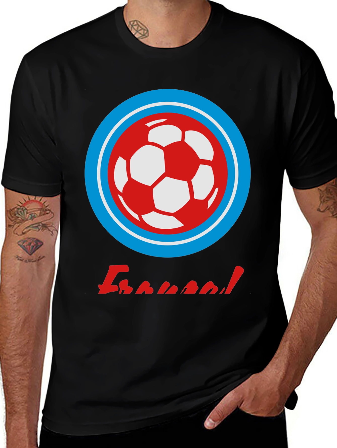 Soccer Ball Graphic T-Shirt