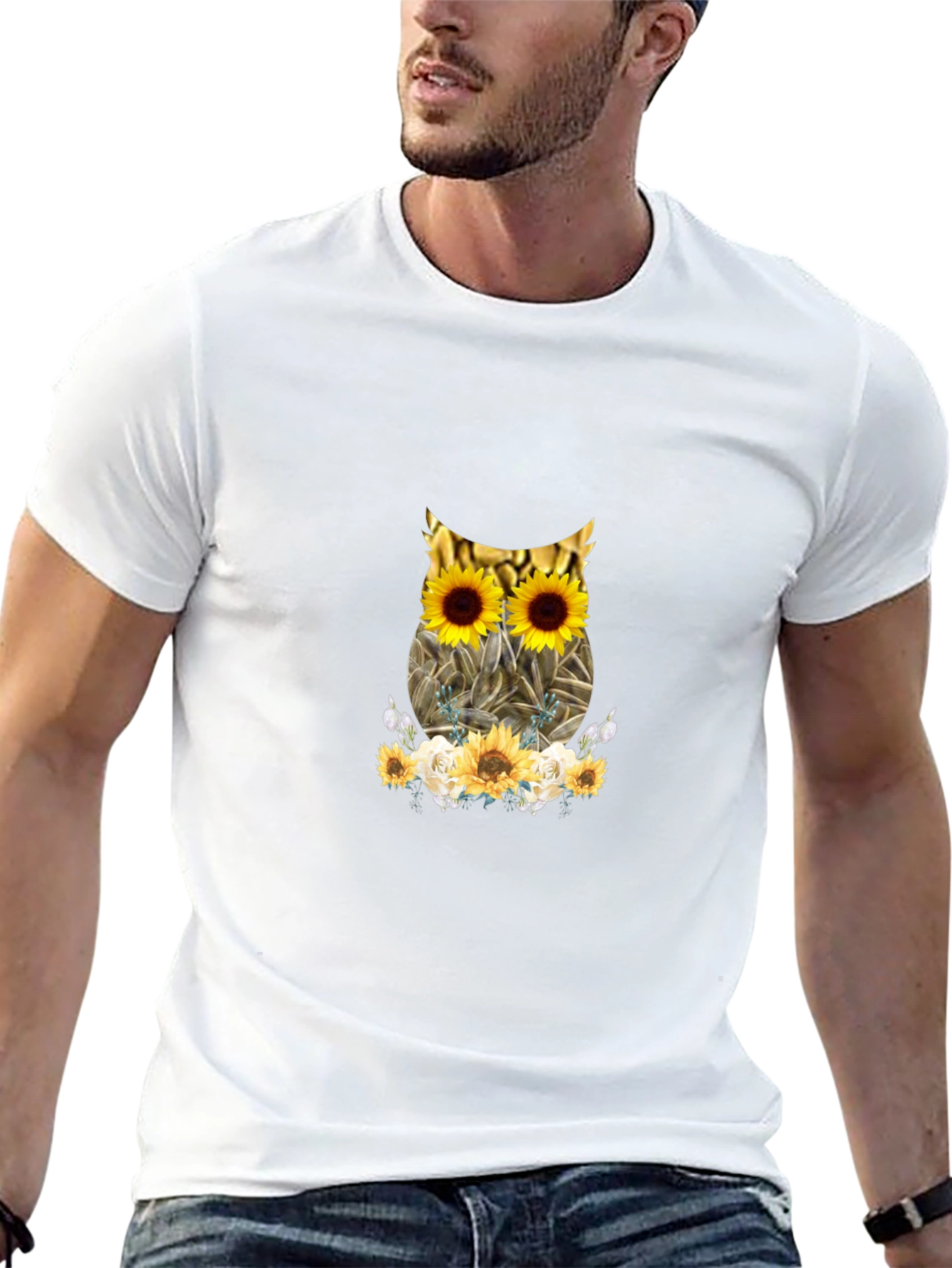 Sunflower Owl Graphic Tee