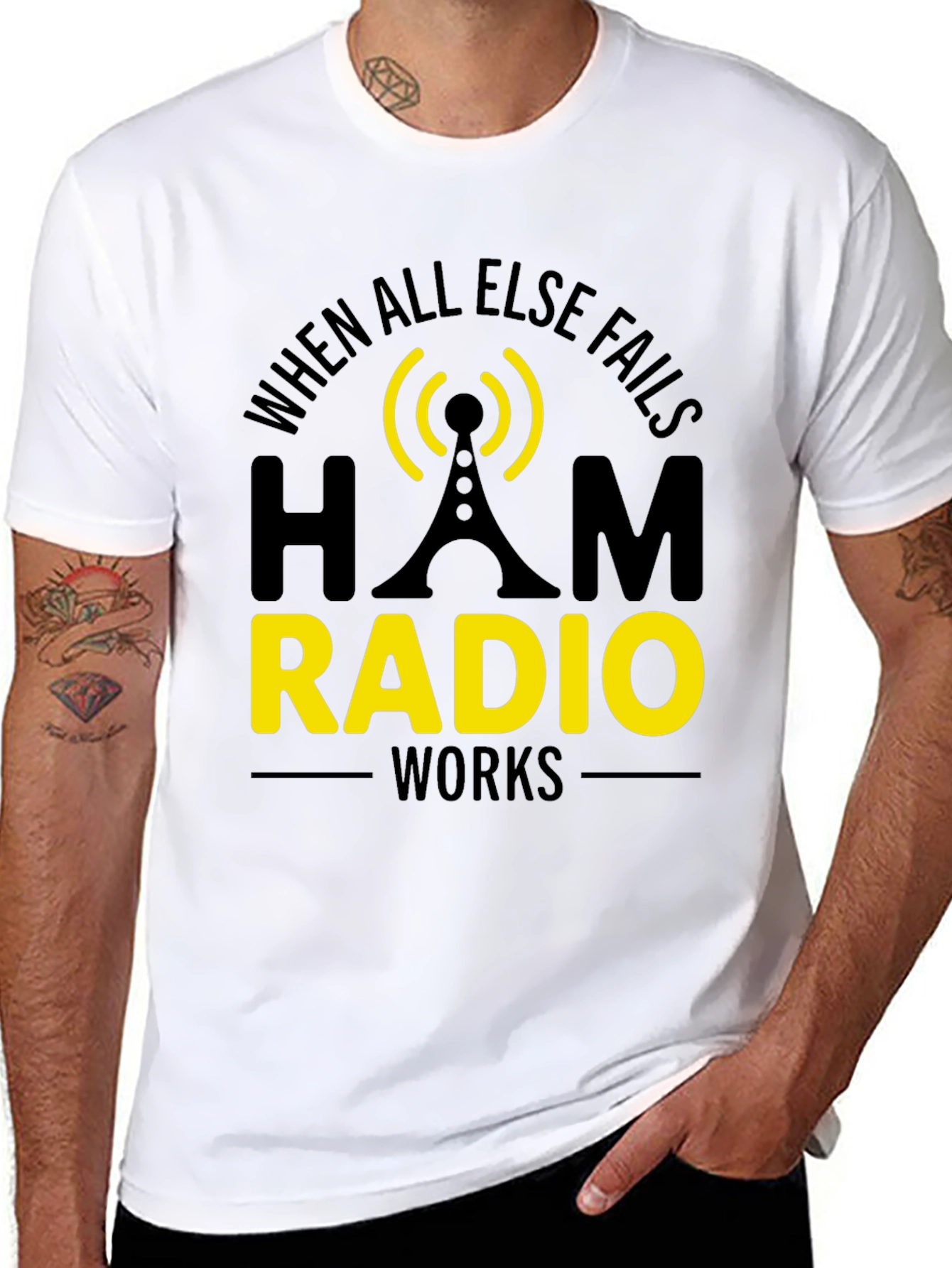Ham Radio T-Shirt - When All Else Fails